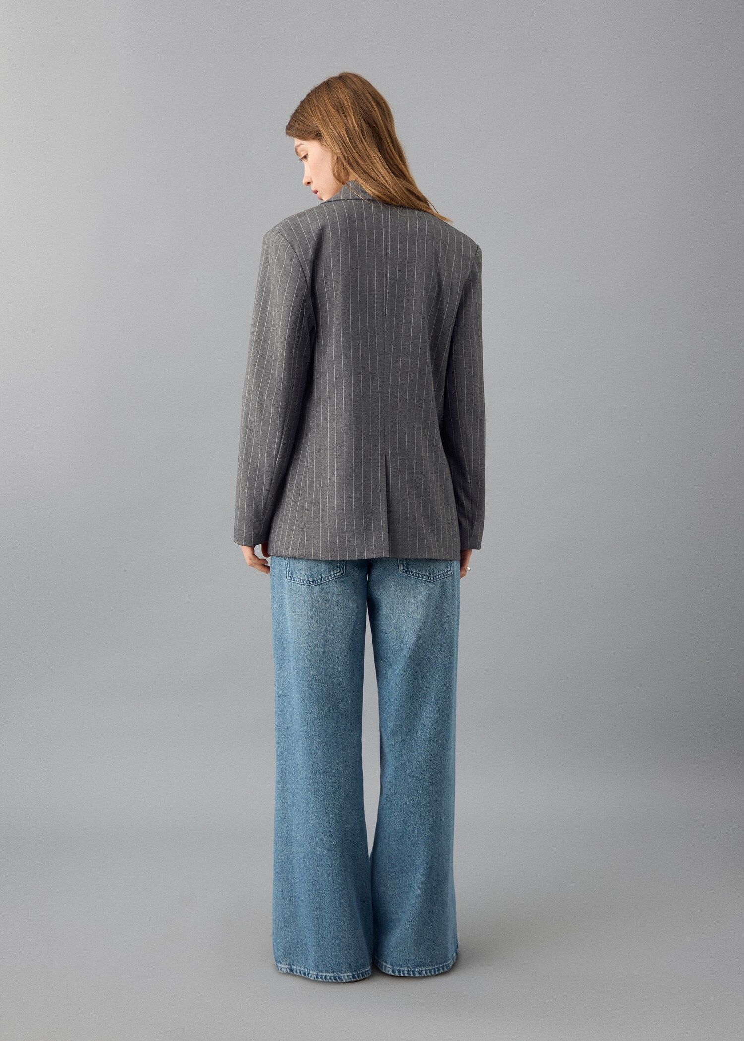 Blazer traje rayas - Reverso del artículo