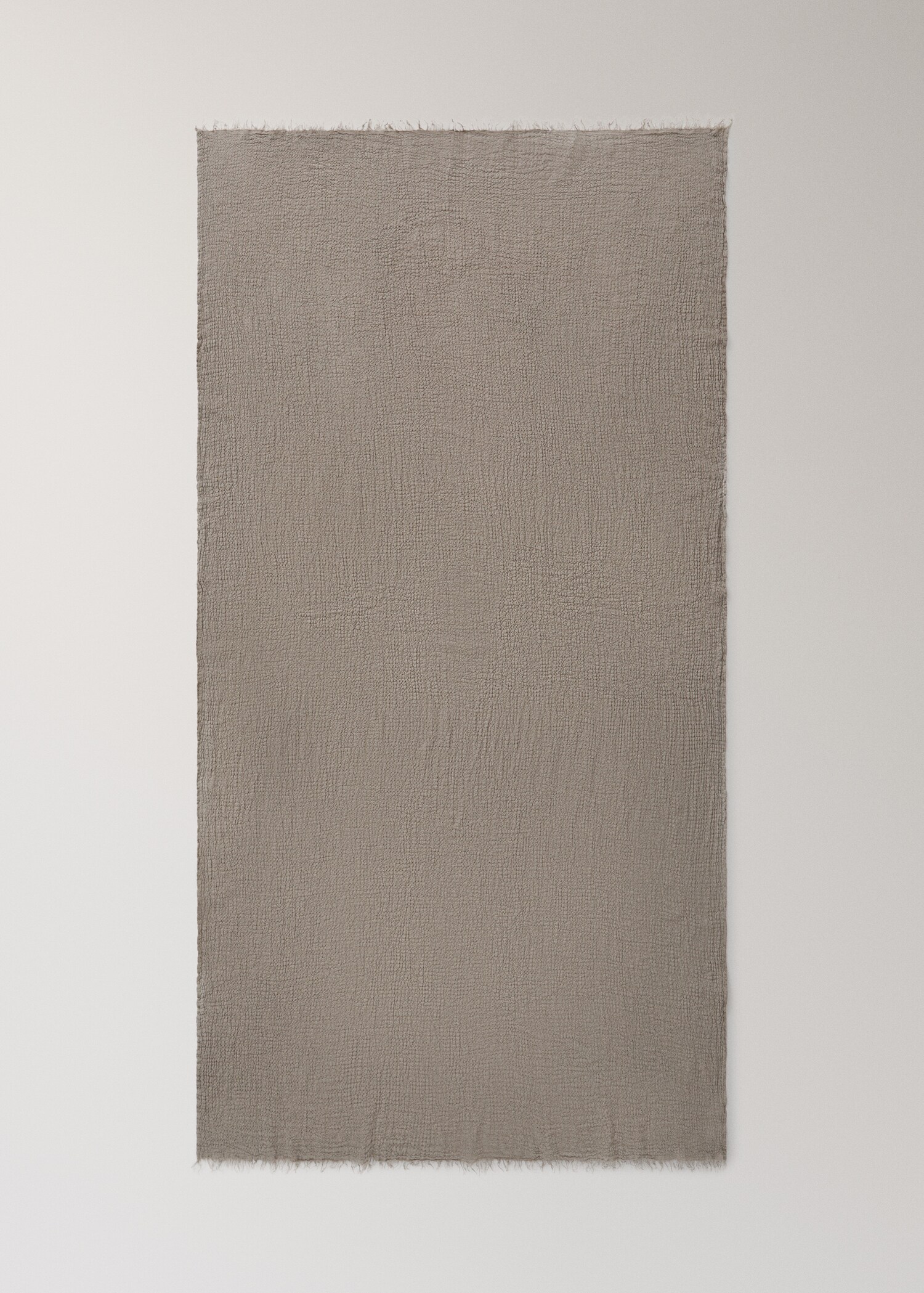 Κουβέρτα 100% λινό με ξέφτια - Λεπτομέρεια του προϊόντος 3