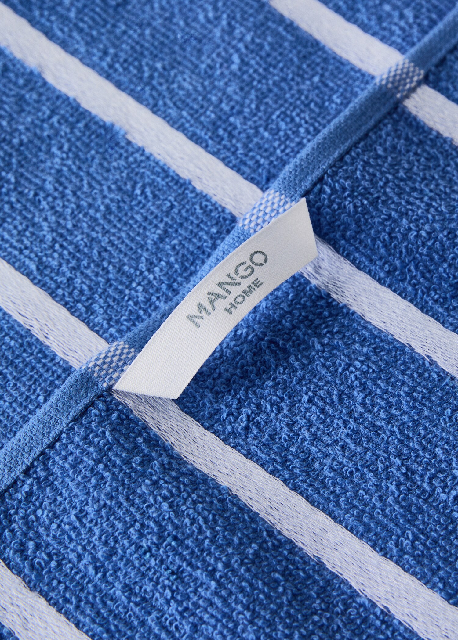Paño algodón rizo rayas contraste - Detalle del artículo 1