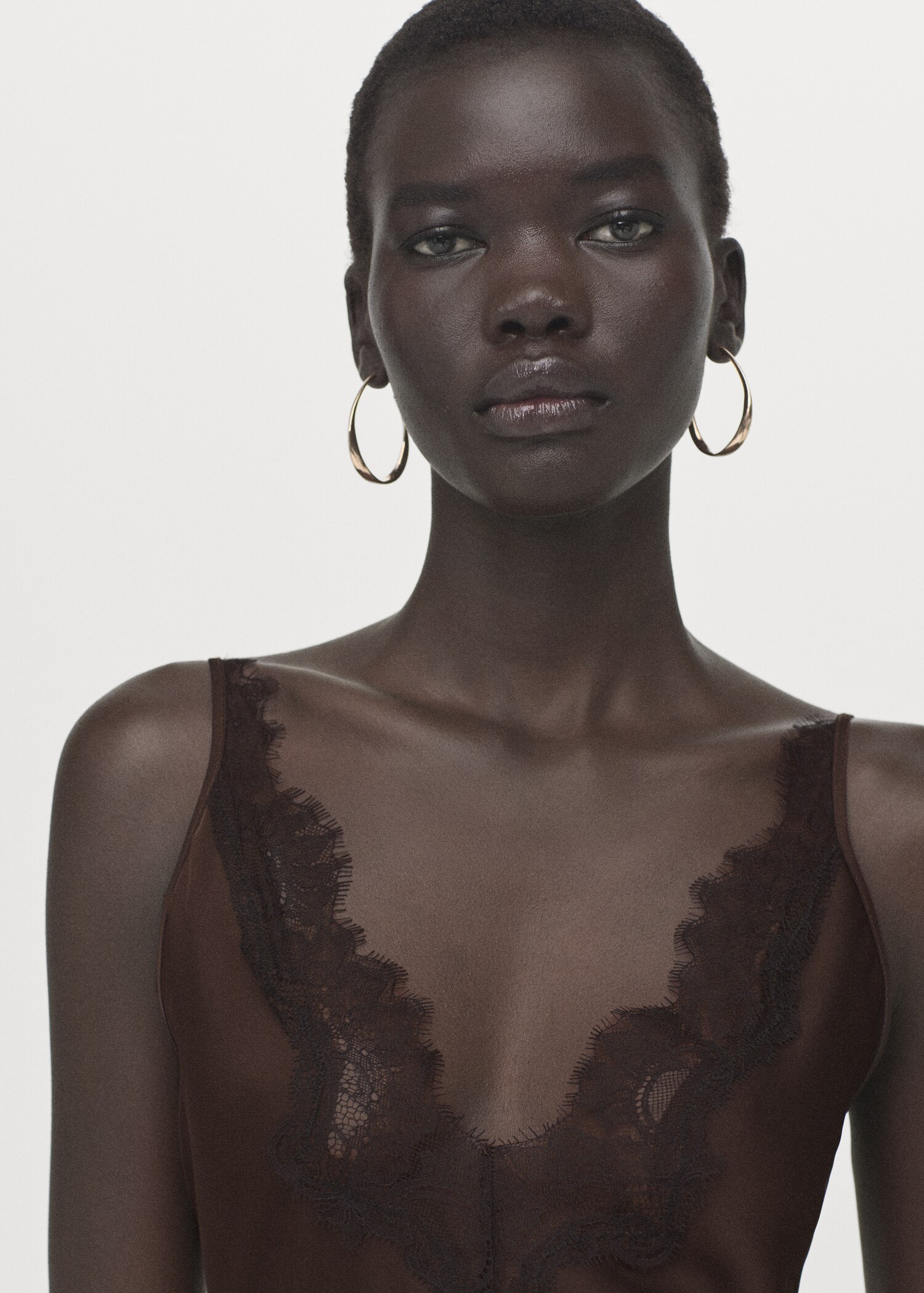 Satin camisole dress - Details of the article 1