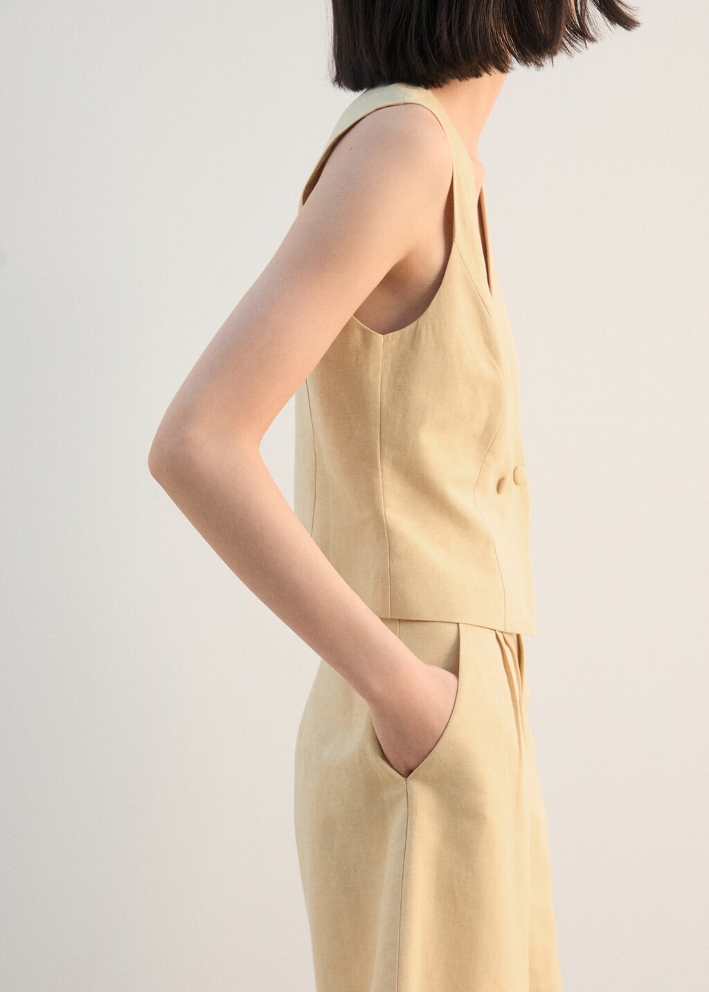 Mango Fitted suit top