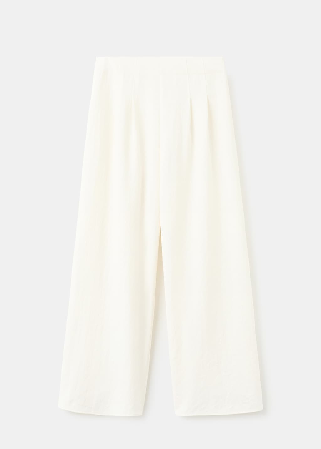 Straight-fit pleated pants - image 5