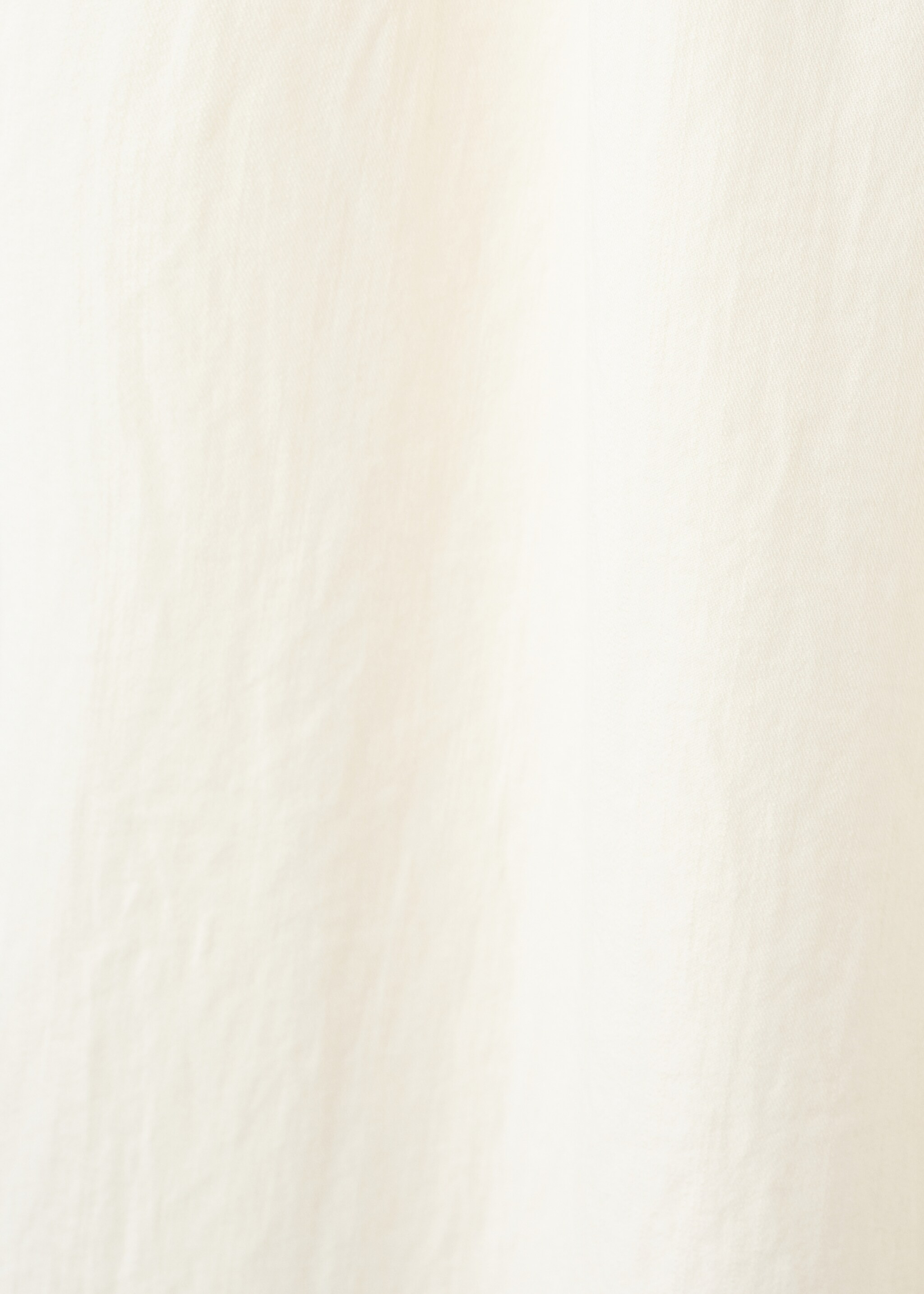 Straight-fit pleated trousers - Details of the article 0, Ecru. Ref: 27092541-00.