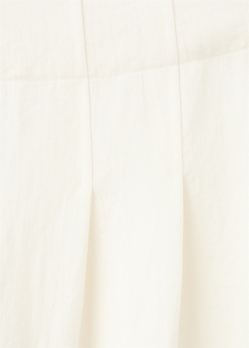 Straight-fit pleated pants