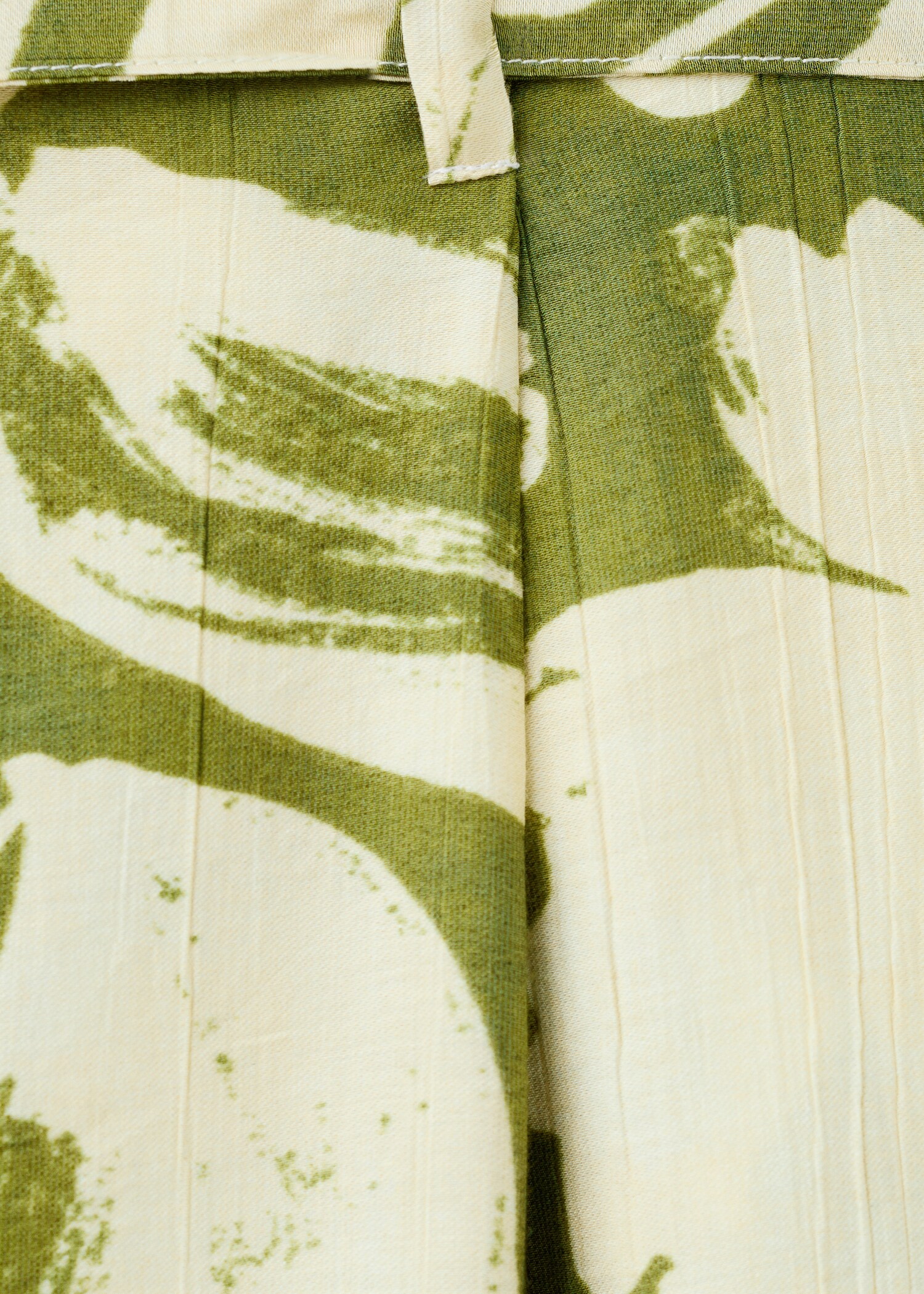 Rechte broek met bloemetjesprint - Detail van het artikel 0