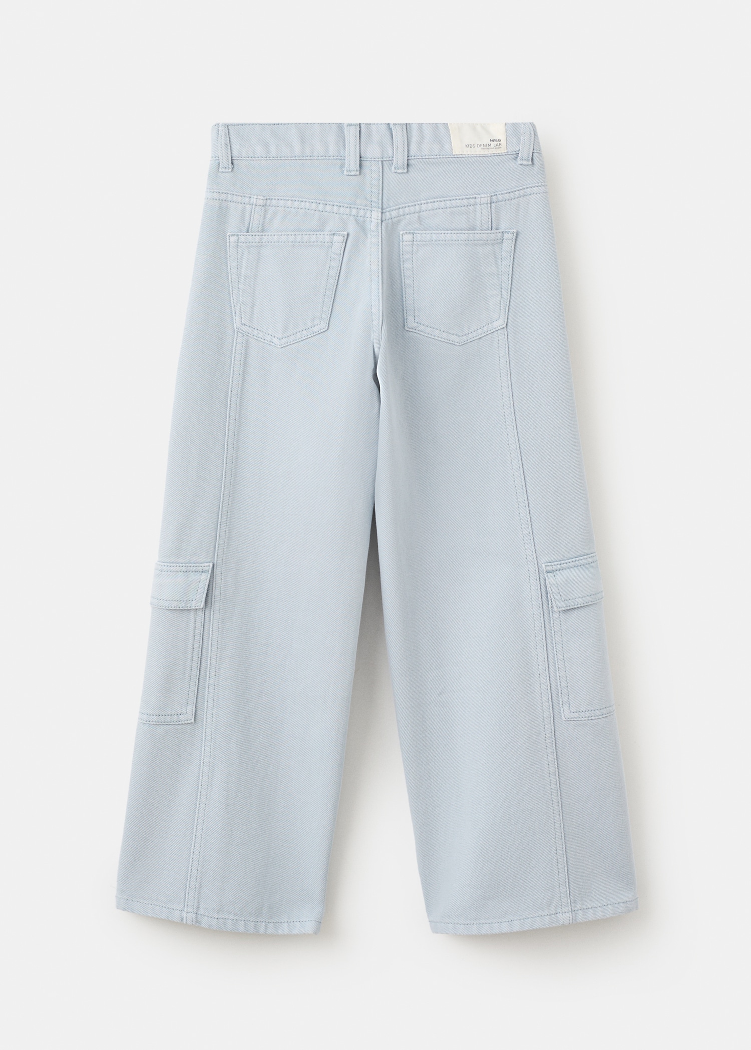 Tejano cargo costuras - Reverso del artículo