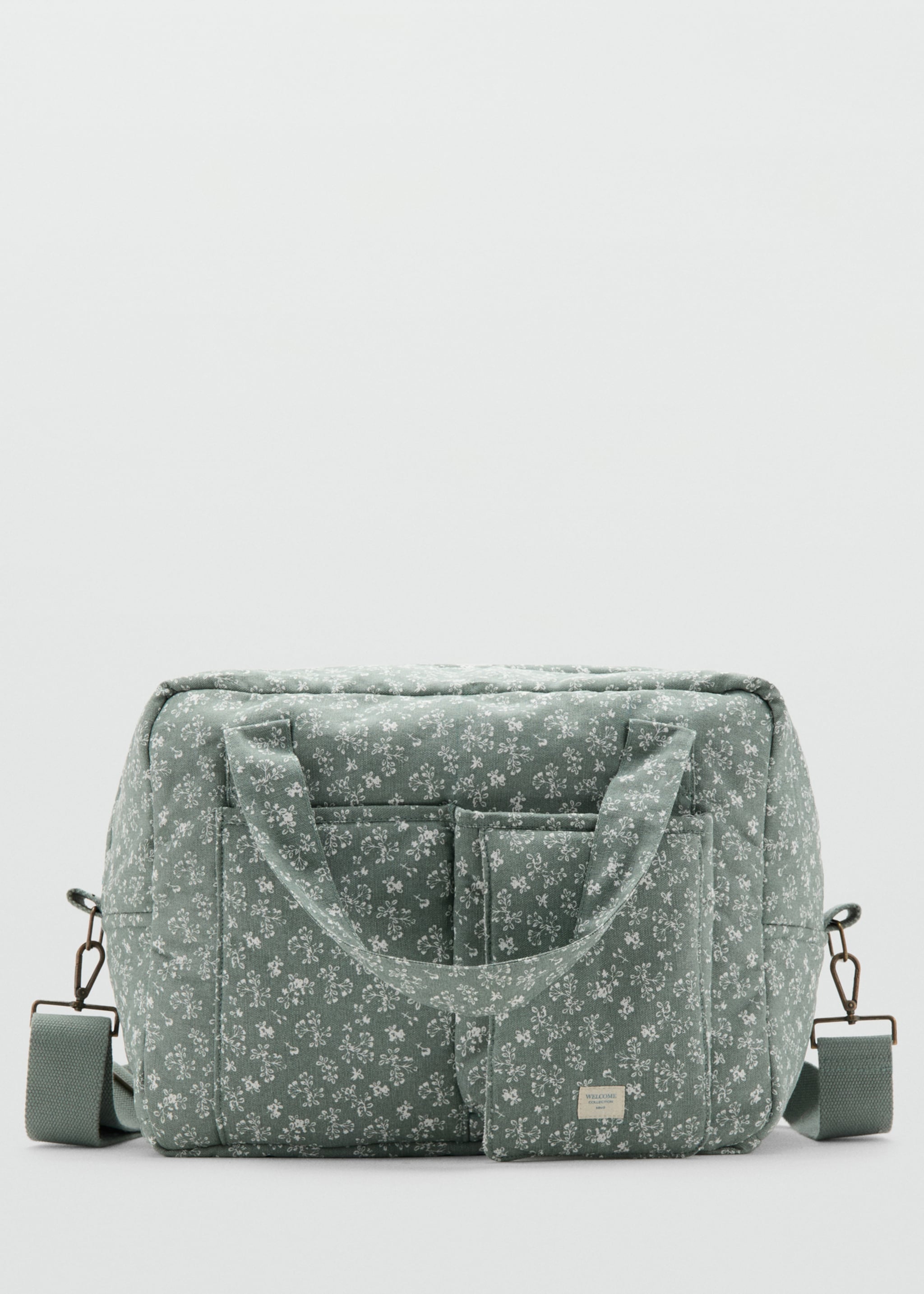 Сумка для материнства з квітковим принтом - Товар без моделі, Зелений. Ref: 27092550-00.