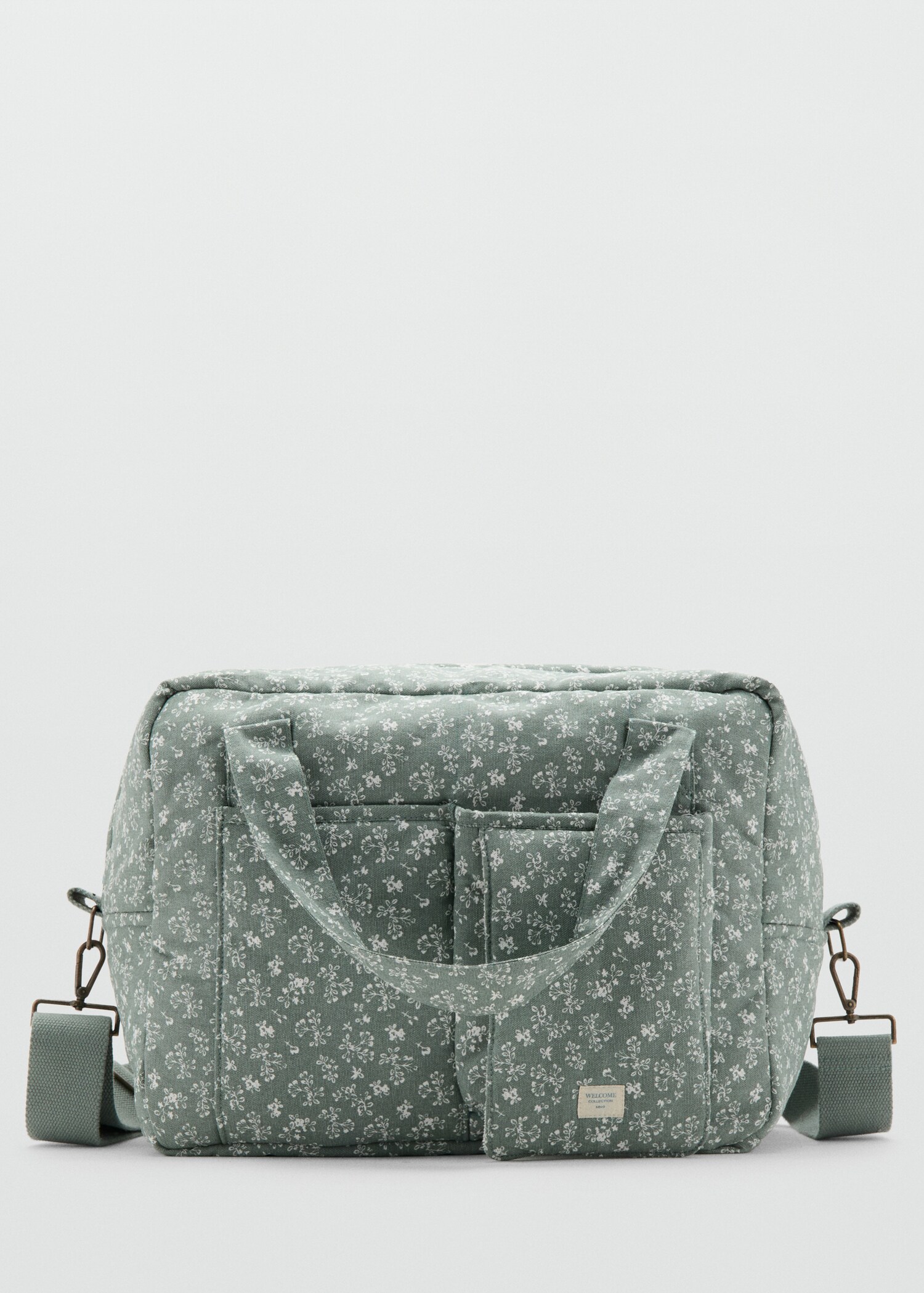 حقيبة أمومة بطبعة زهور - منتج دون نموذج