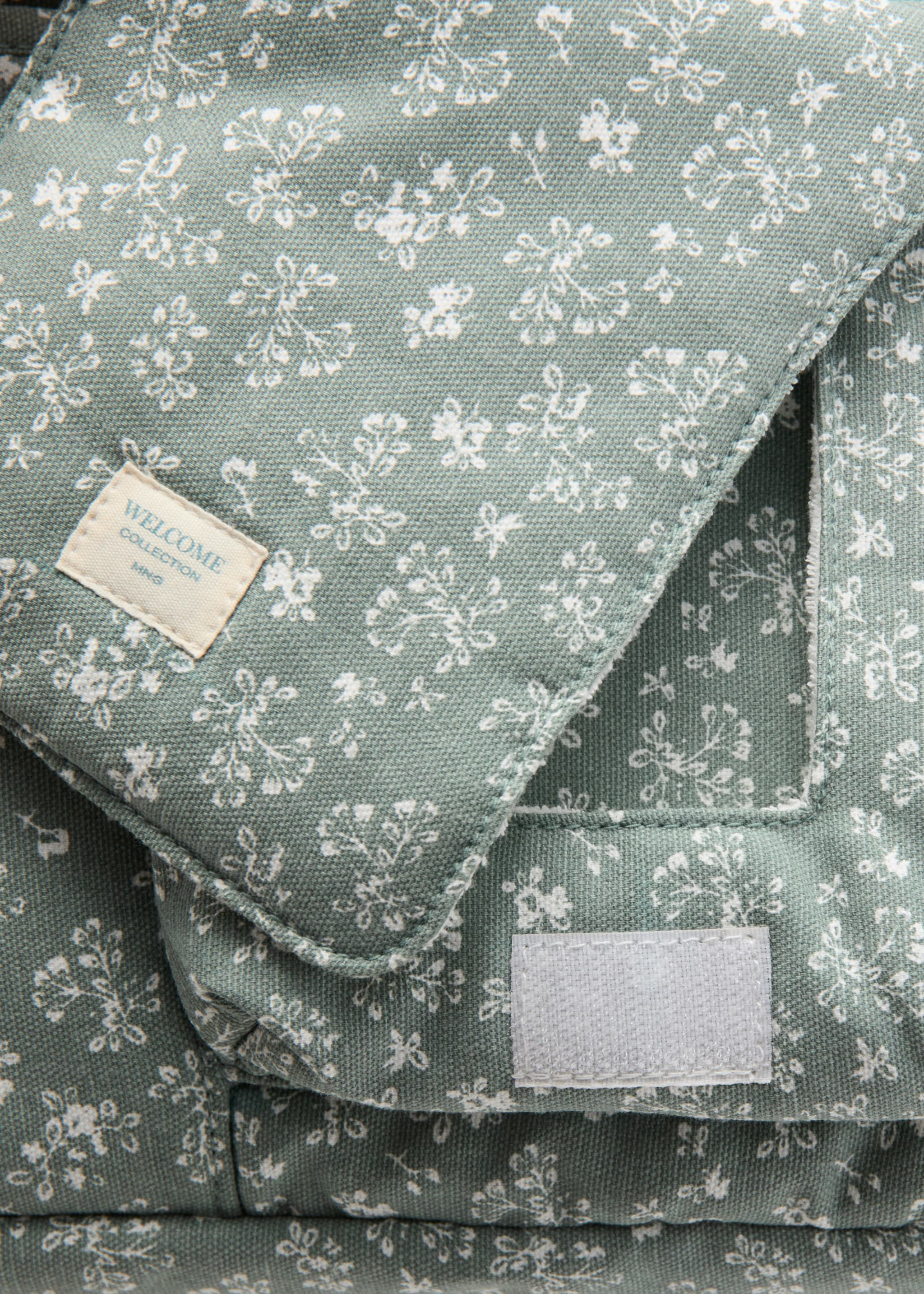 Сумка для материнства з квітковим принтом - Детальніше про товар 1, Зелений. Ref: 27092550-00.