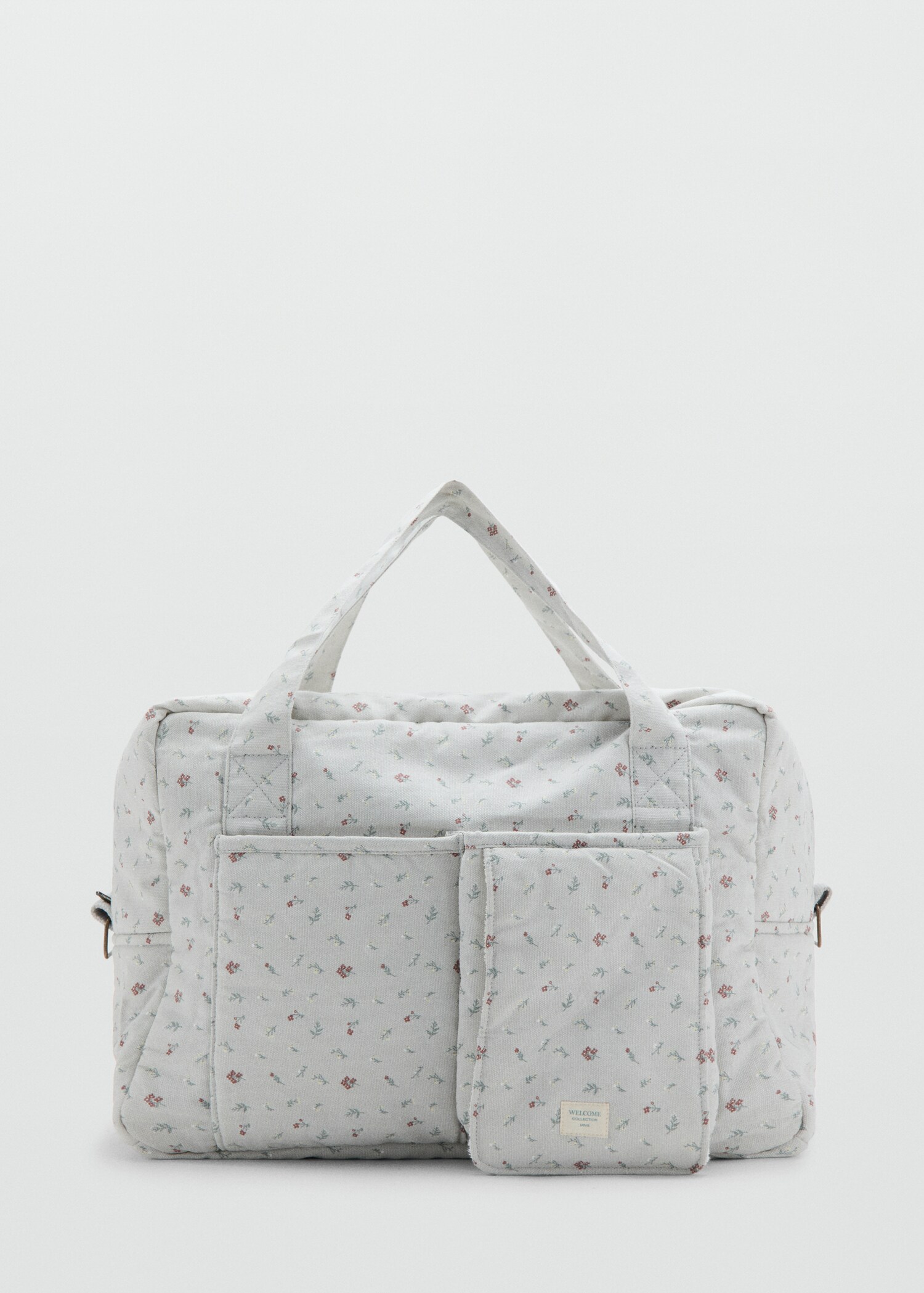 حقيبة أمومة بطبعة زهور - منتج دون نموذج