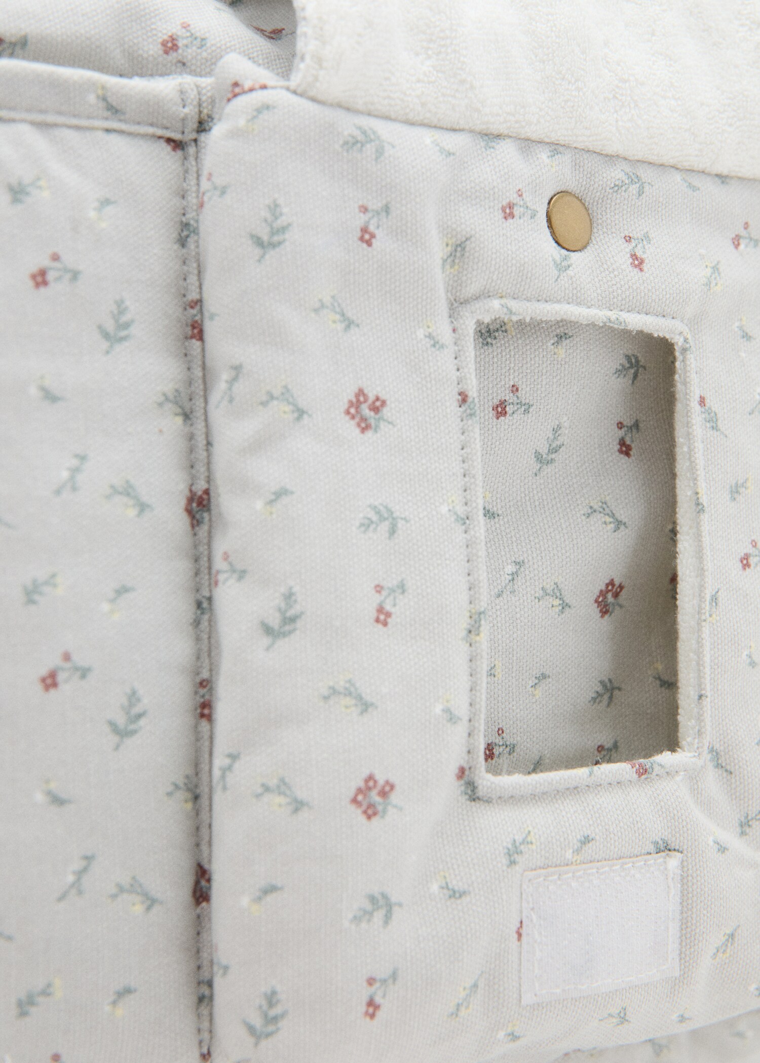 حقيبة أمومة بطبعة زهور - تفاصيل المنتج 1