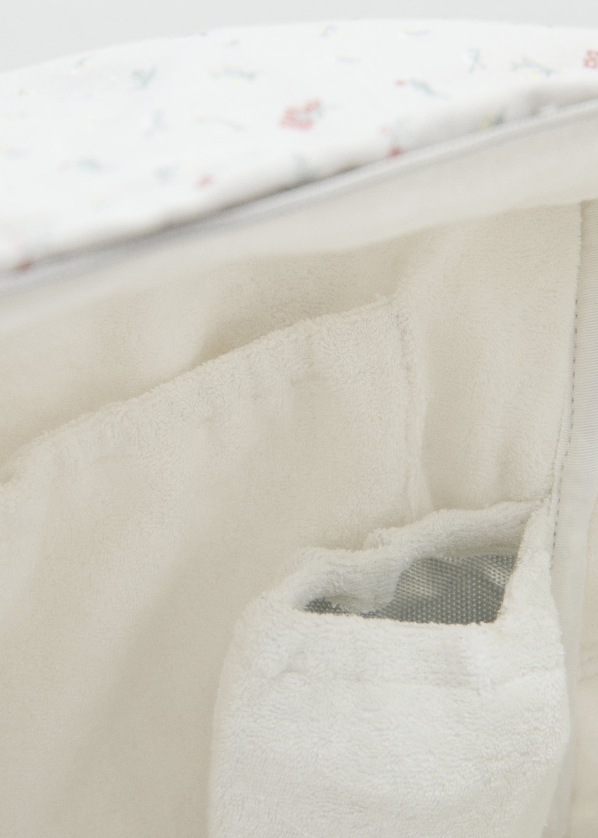 Сумка для материнства з квітковим принтом - Детальніше про товар 2, Сірий. Ref: 27092551-00.