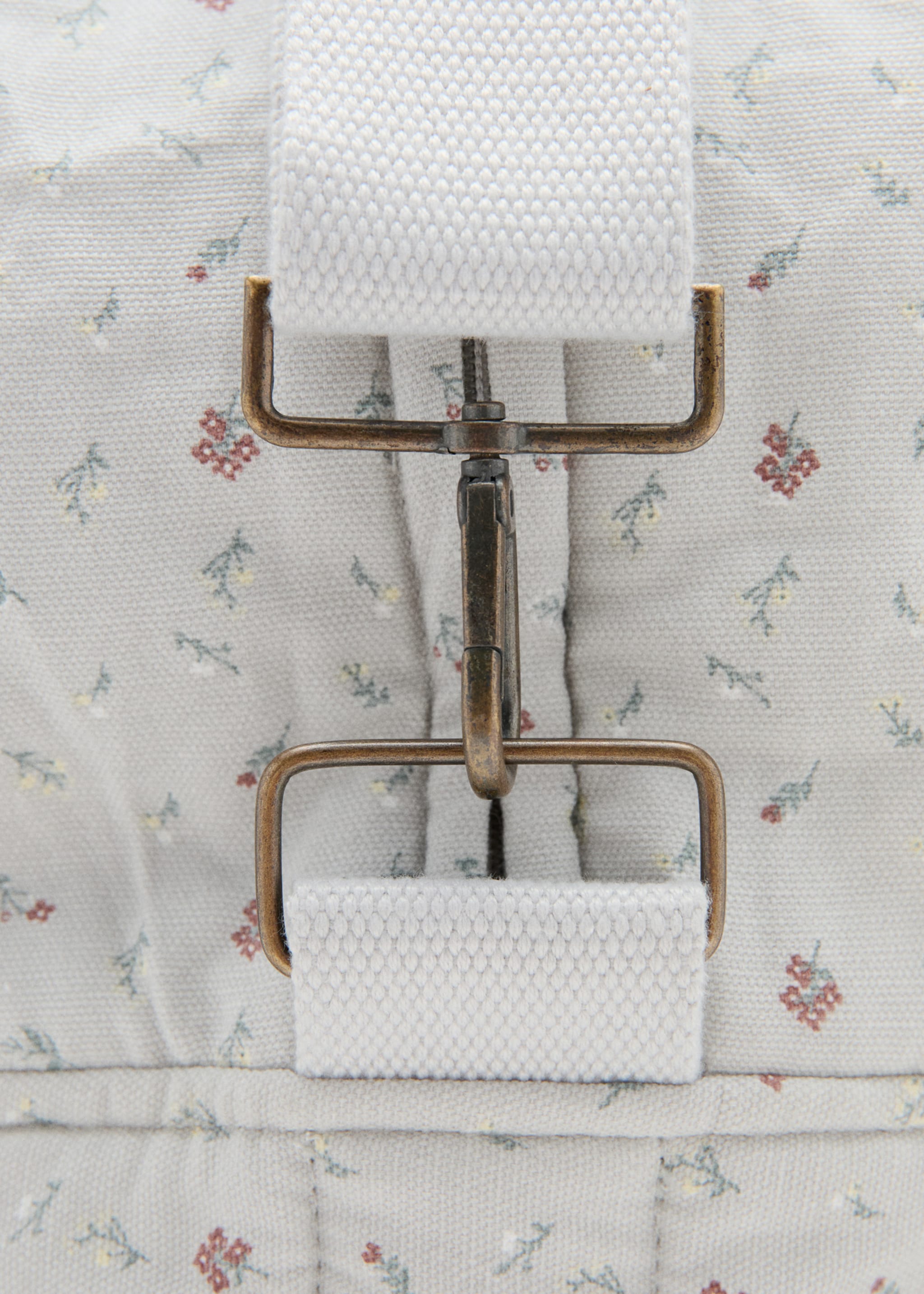 Сумка для материнства з квітковим принтом - Детальніше про товар 3, Сірий. Ref: 27092551-00.