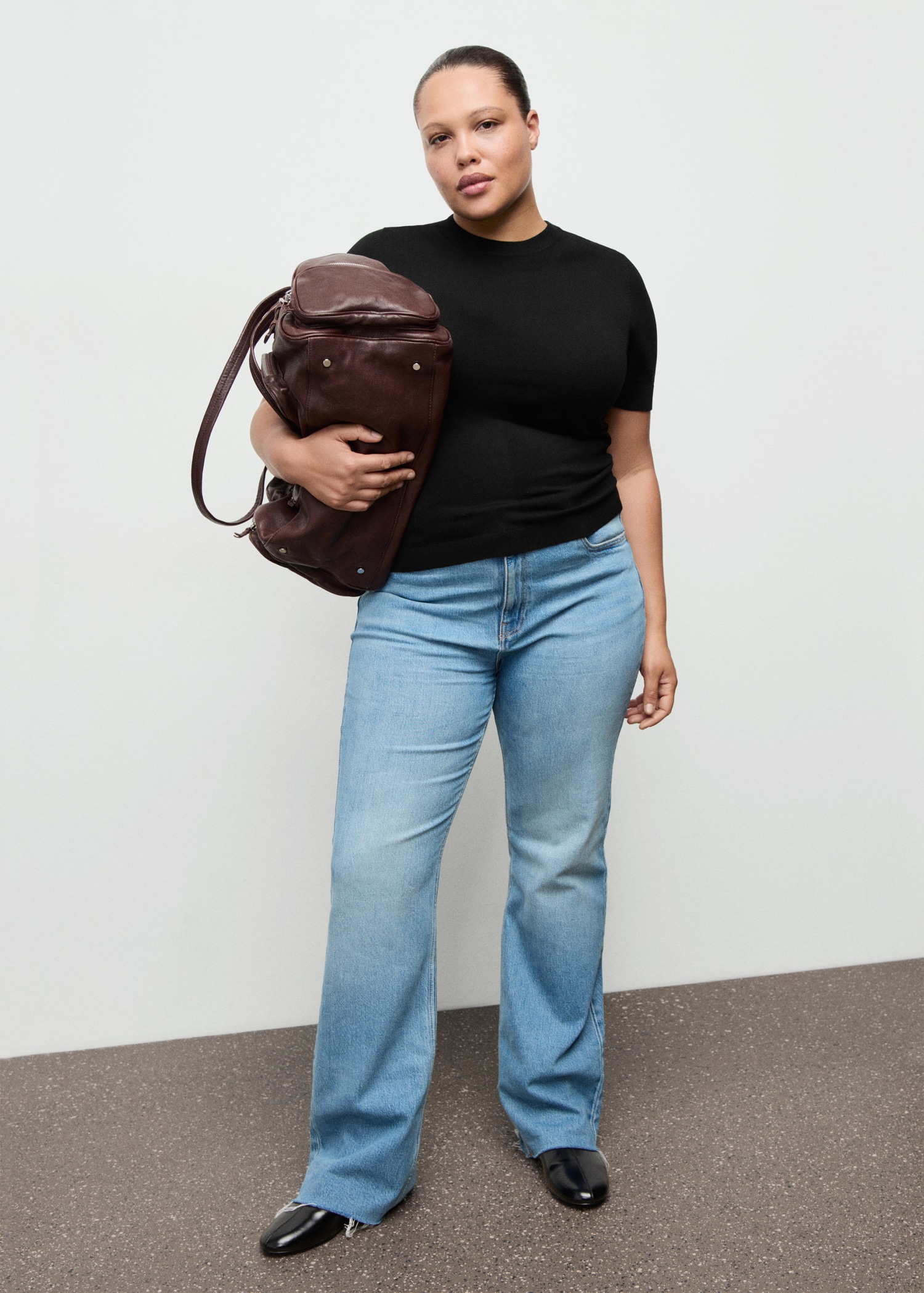 Pull-over maille fine manches courtes - Détail de l'article 3