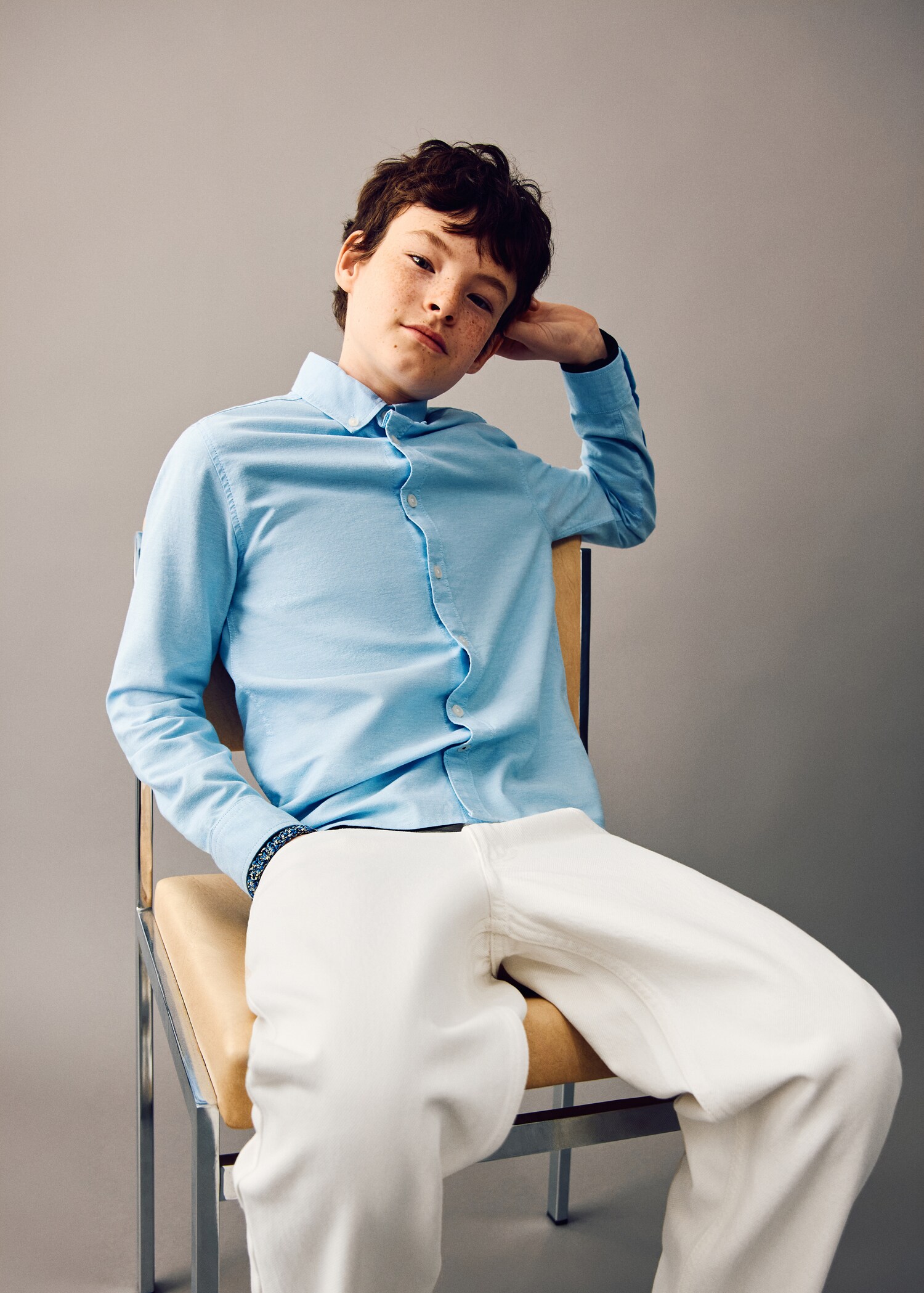 Mid-rise straight jeans - Medium plane