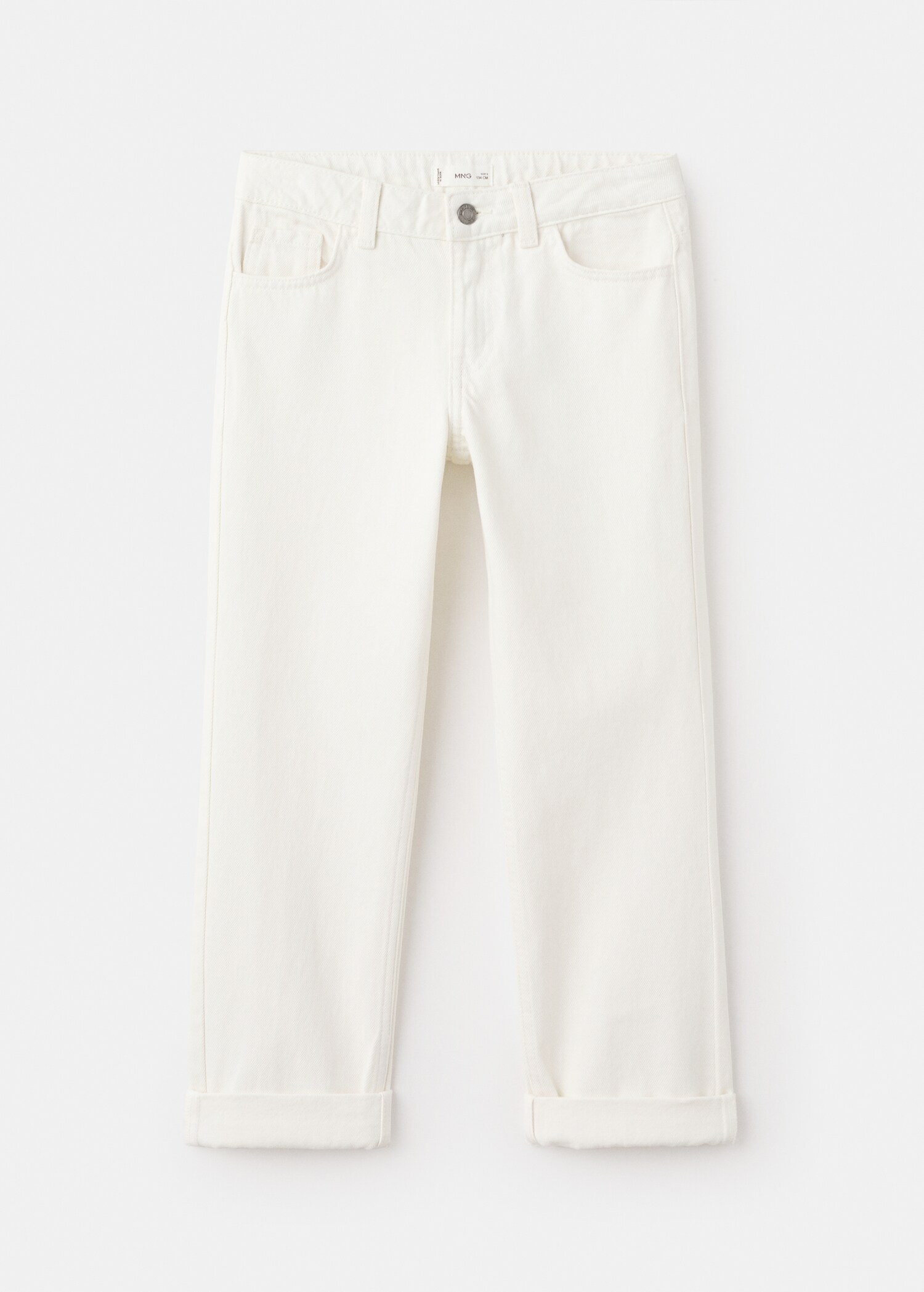 Mid-rise straight jeans - Article without model