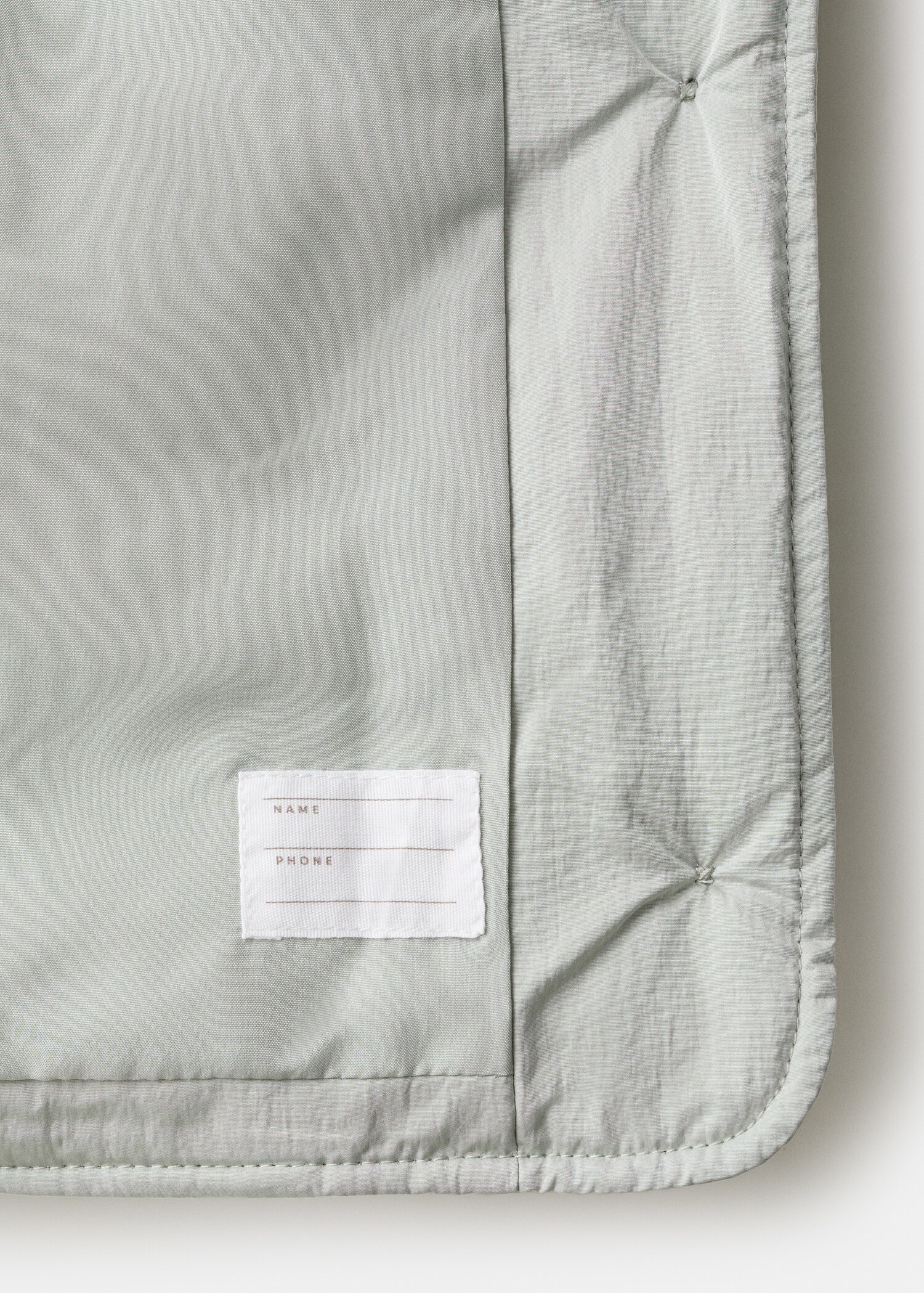 Padded jacket with buttons - Details of the article 0