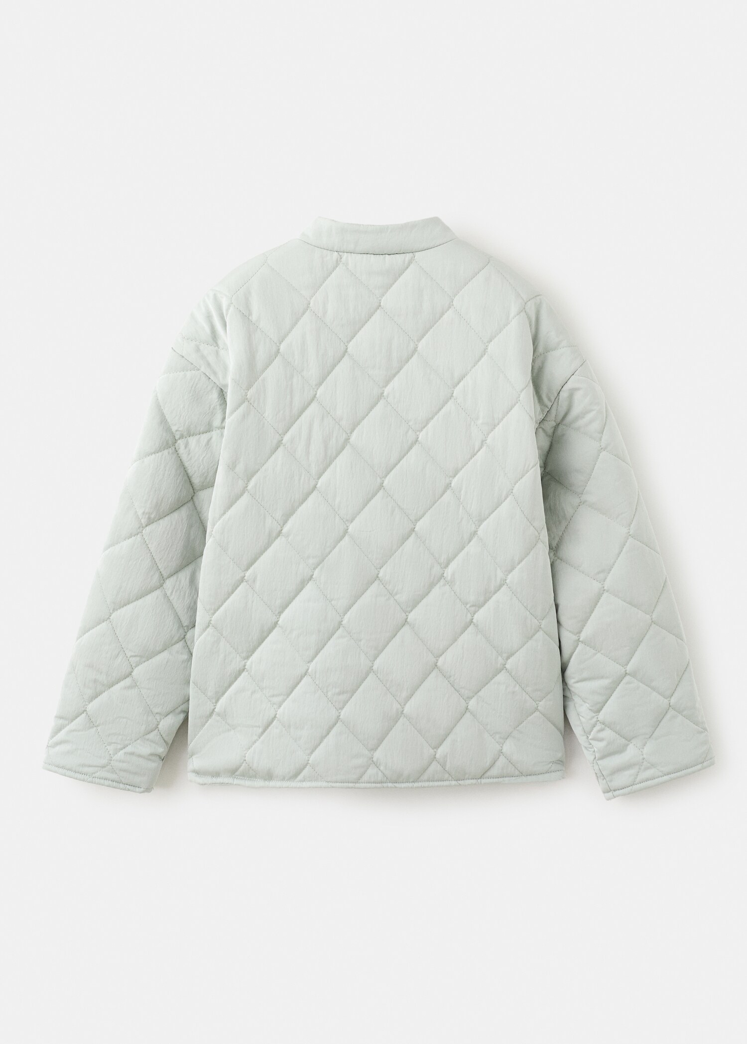 Padded jacket with buttons - Reverse of the article