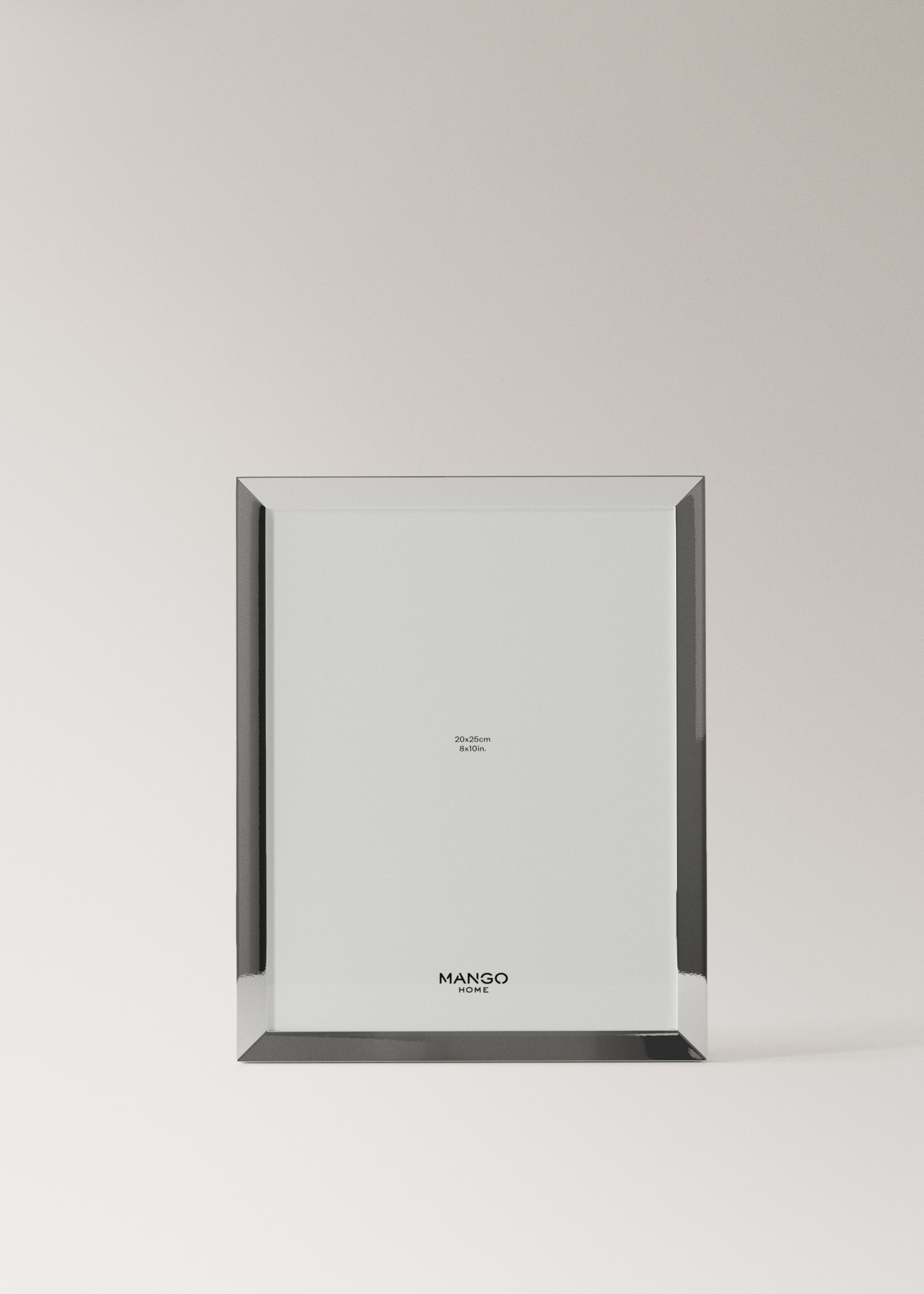 Stor fotoram i metall - Artikel utan modell, Silverfärgad. Ref: 27092895-00.