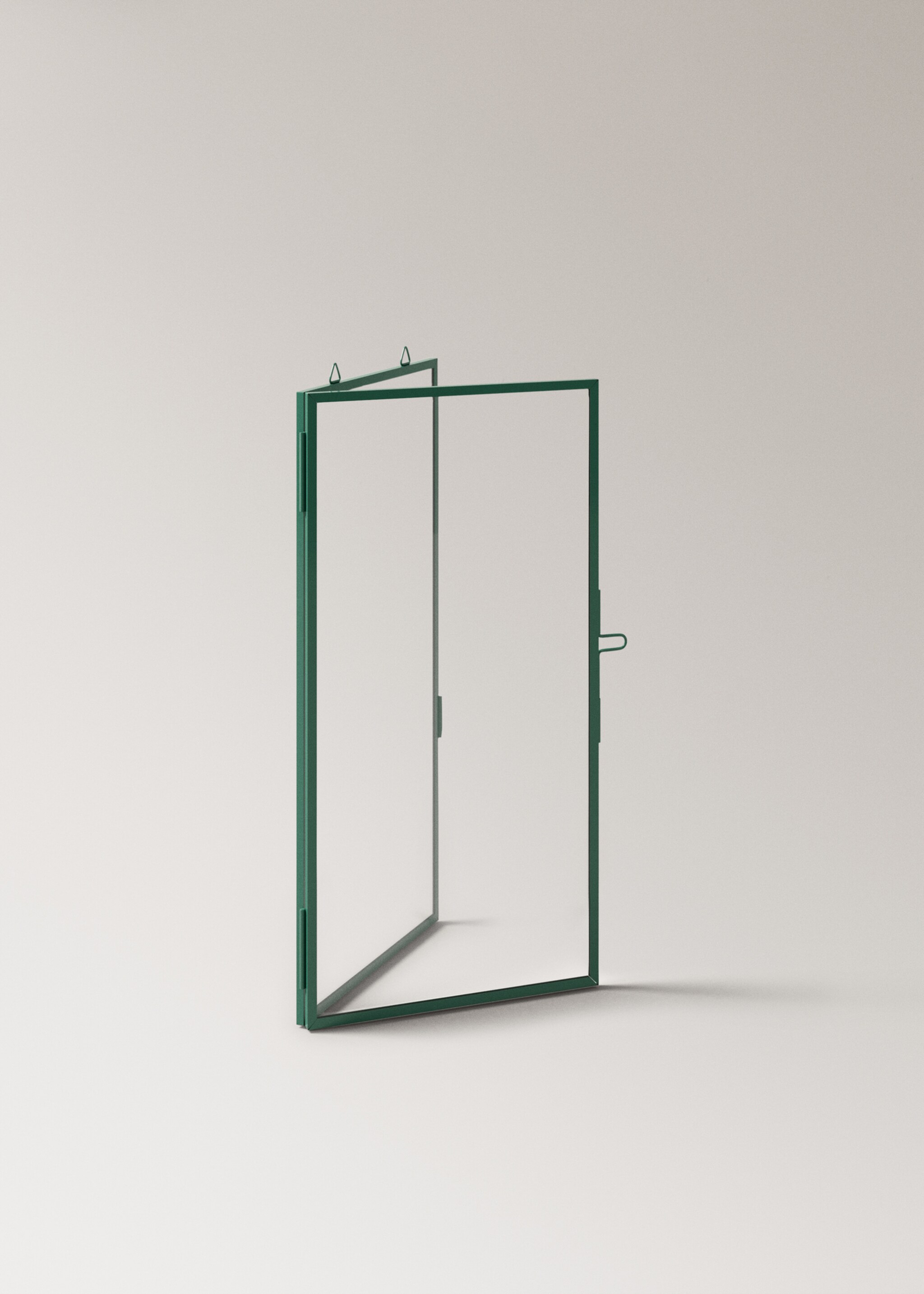 Металева кольорова рамка середнього розміру - Детальніше про товар 2, Смарагдовий. Ref: 27092901-00.