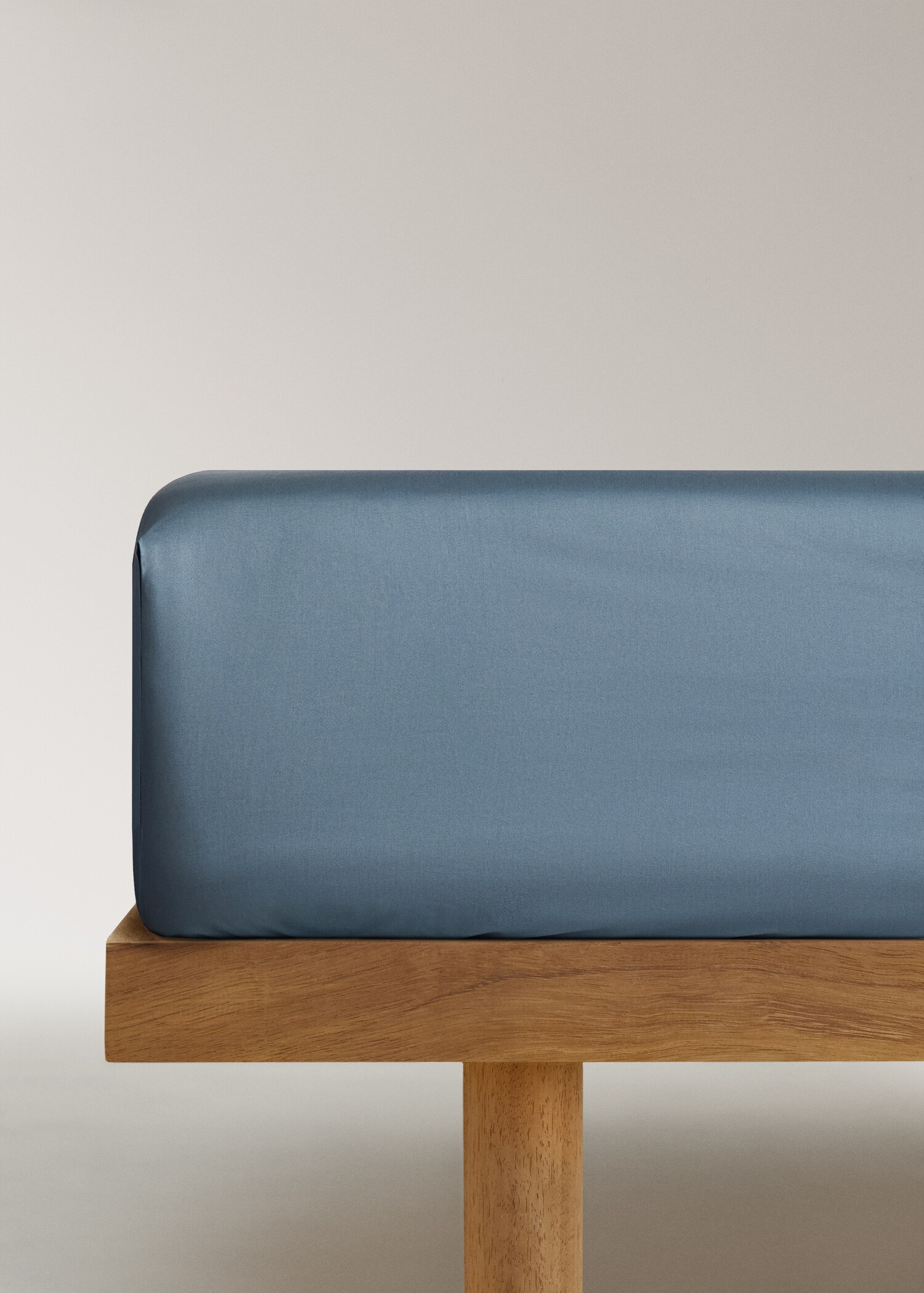 Drap-housse coton satin 600 fils lit 200 cm - Article sans modèle