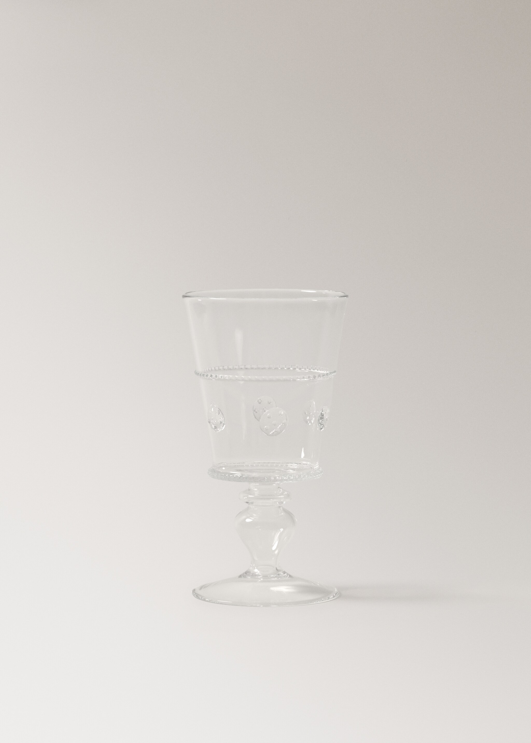 Transparent embossed borosilicate glass - Article without model, Orange. Ref: 27092904-00.