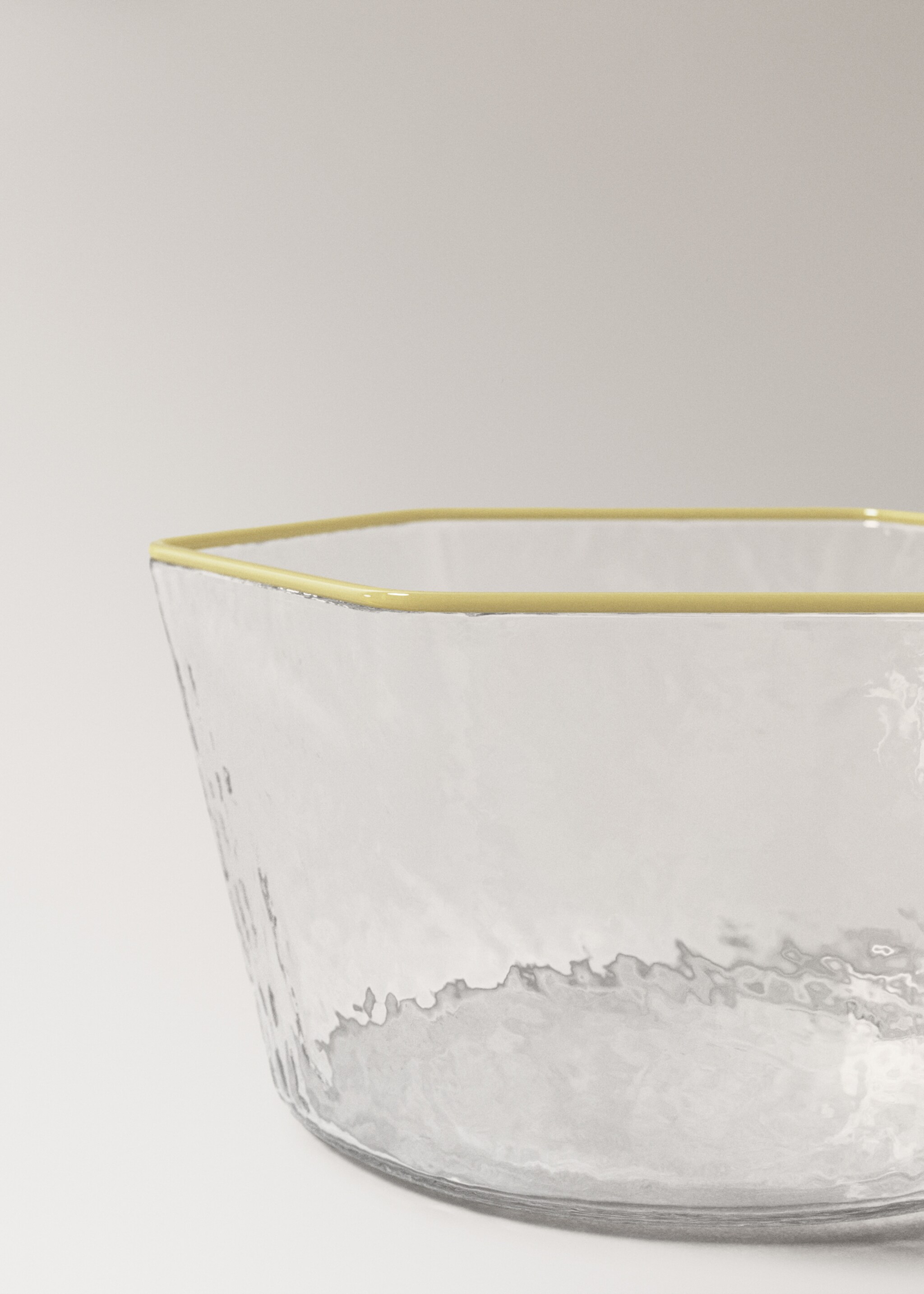 Mísa borosilikát textura - Detail zboží 2, Žlutá. Ref: 27092906-00.