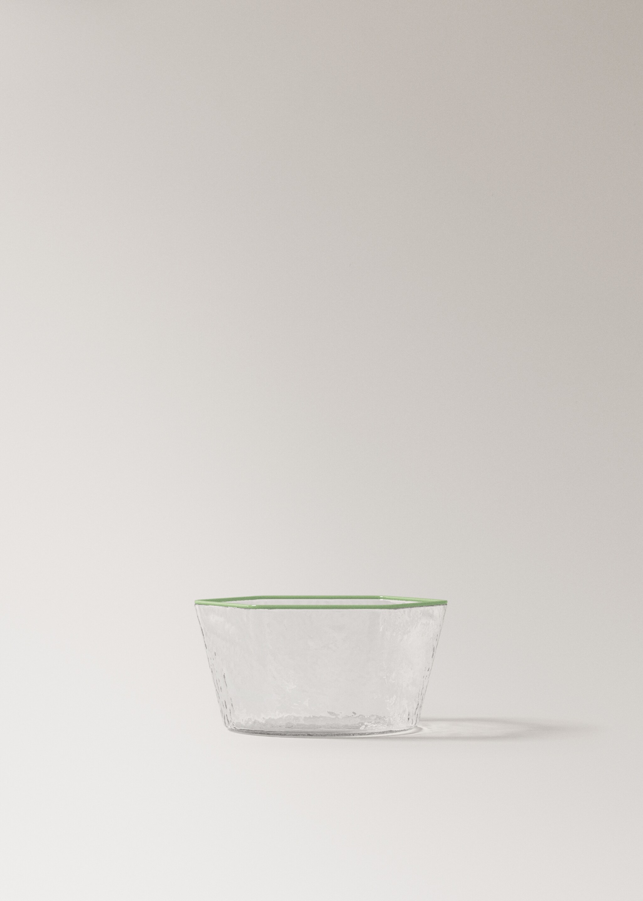 Mísa borosilikát textura - Zboží bez modelu, Zelená. Ref: 27092906-00.