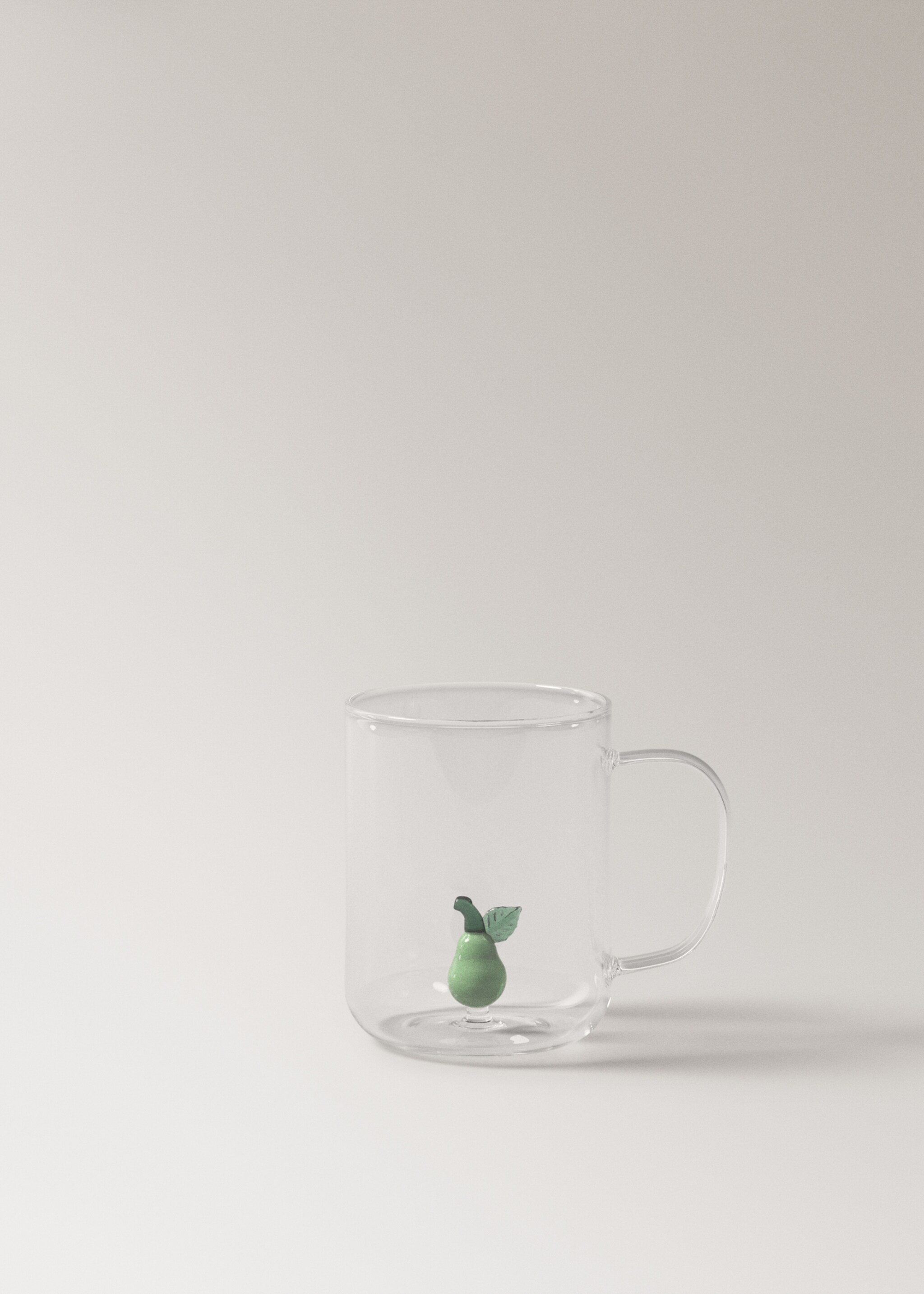 Borosilicate fruit tea cup - Article without model, Green. Ref: 27092909-00.