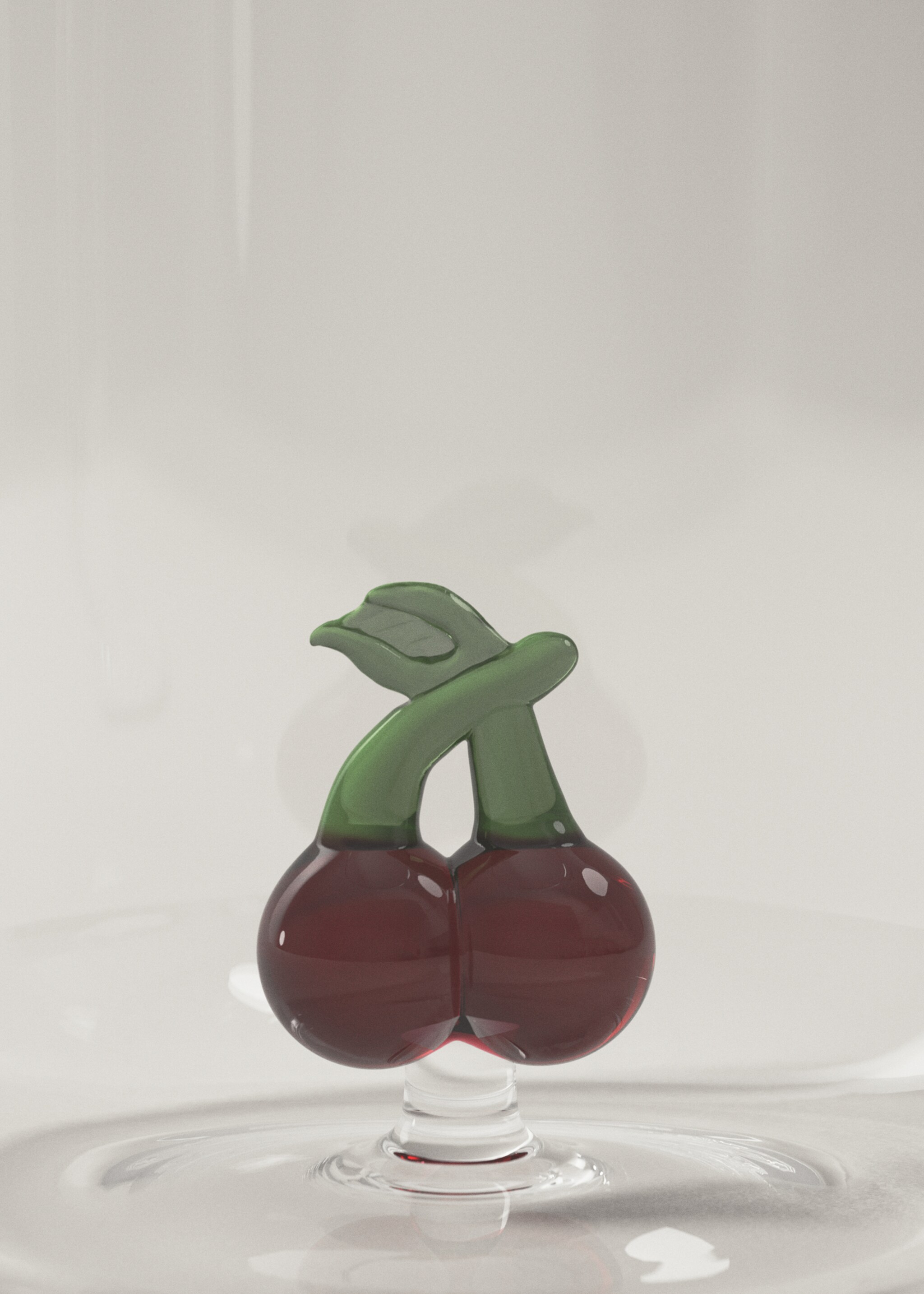 Borosilicate fruit tea cup - Details of the article 2, Red. Ref: 27092909-00.