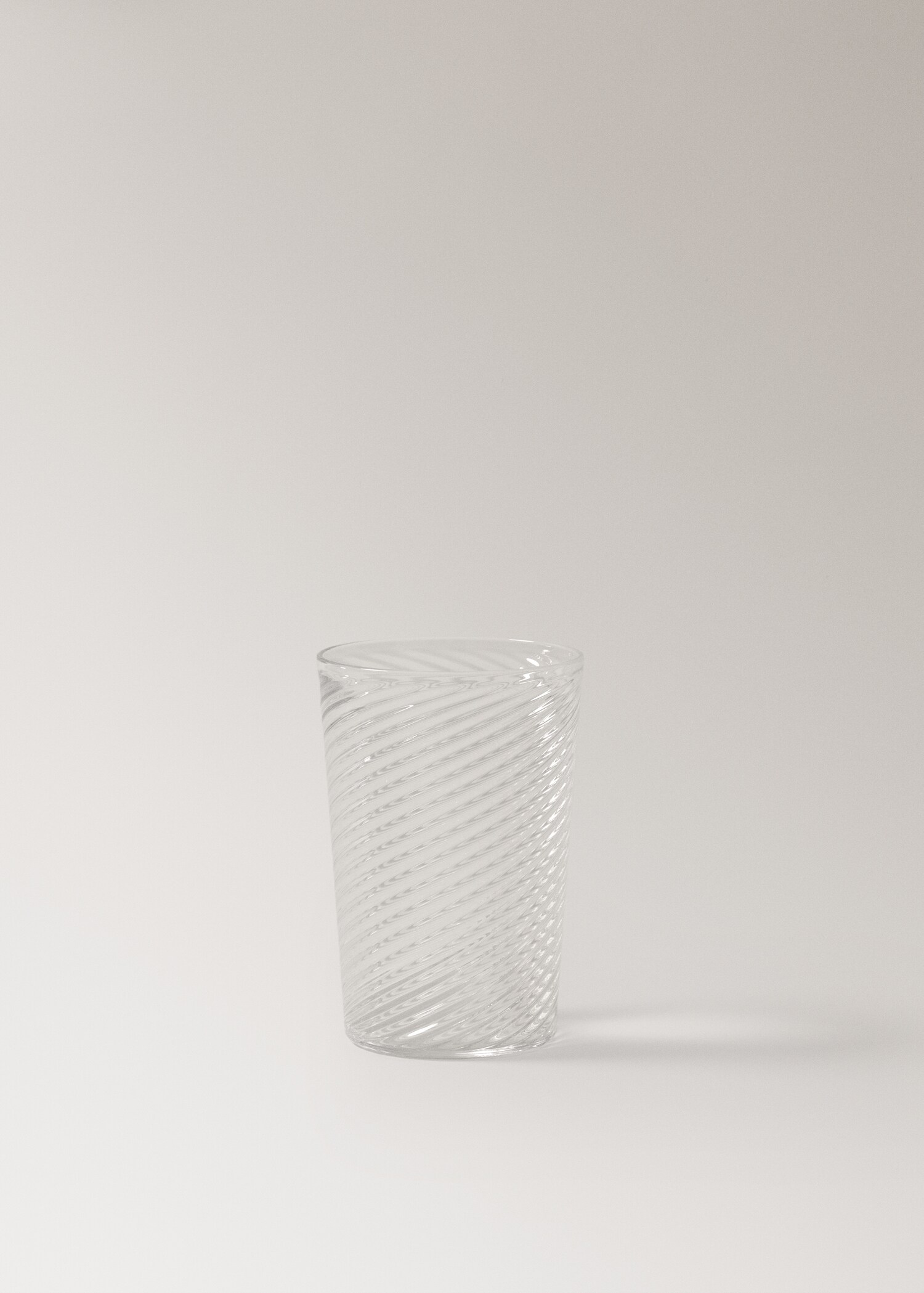 100% borosilicate glass vase with medium relief - Article without model