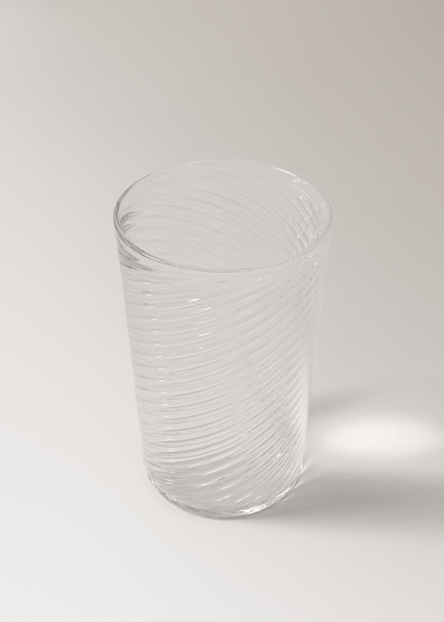 100% borosilicate glass vase with medium relief - Details of the article 3