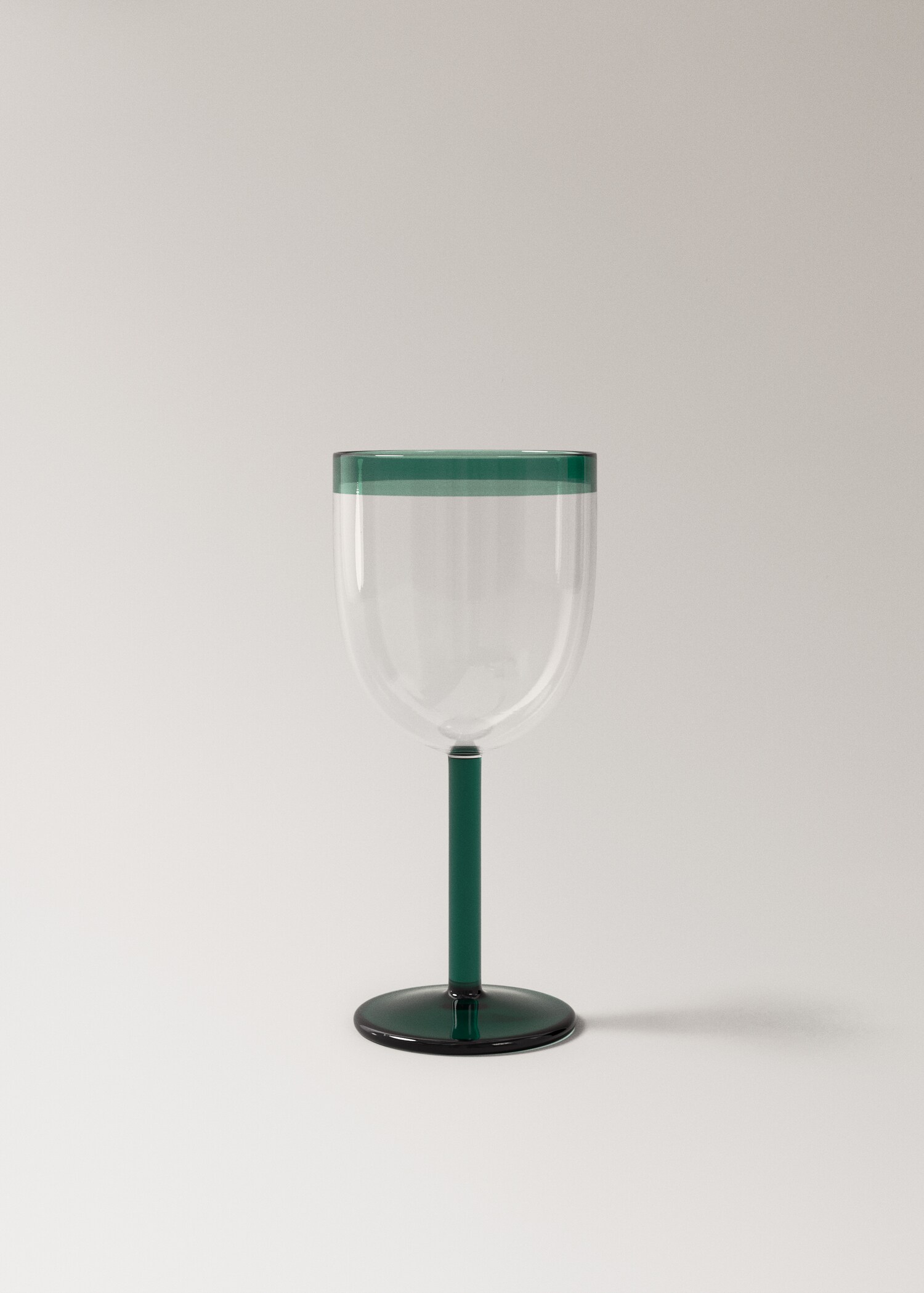 Coloured stripe borosilicate cup - Article without model