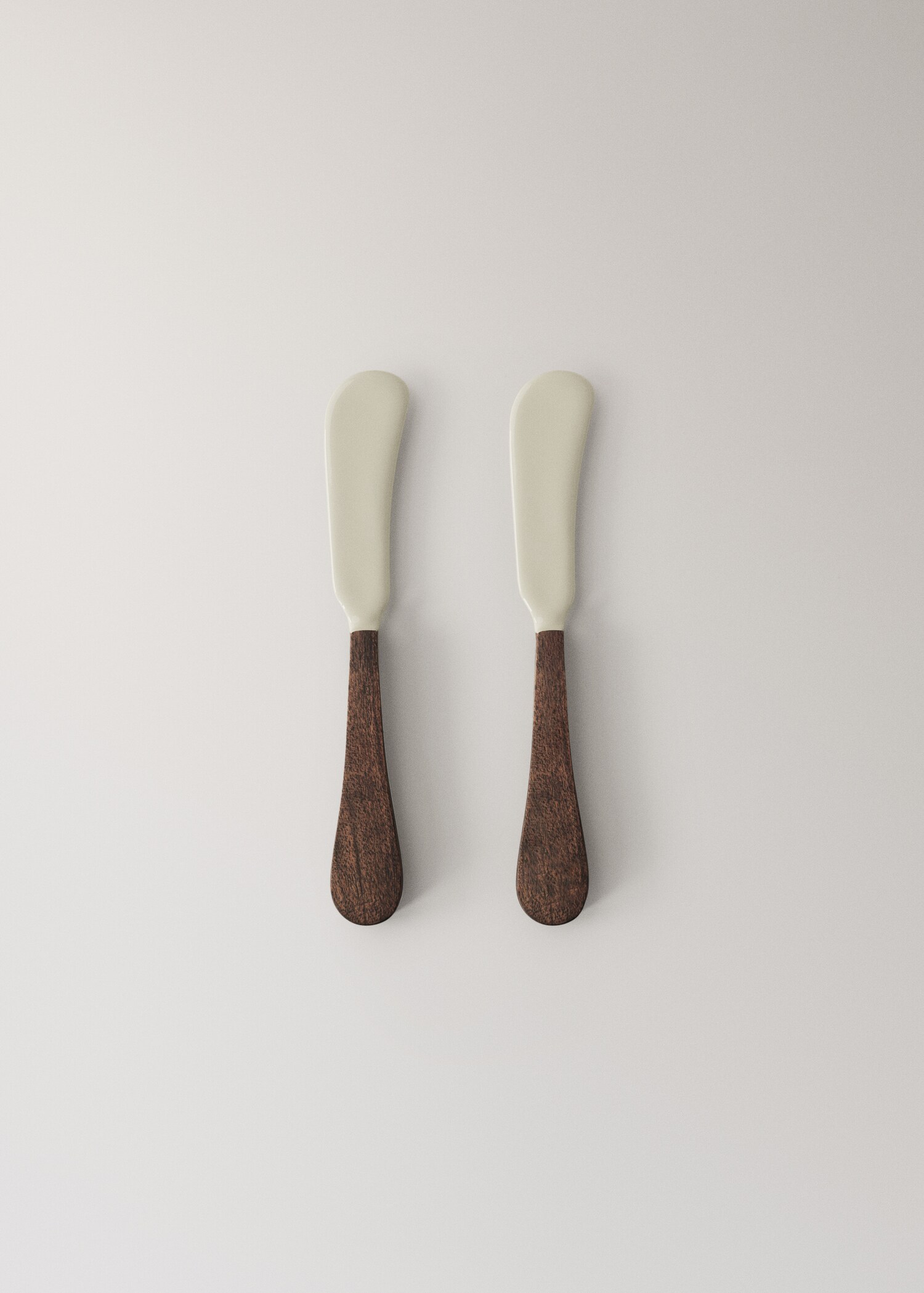 2-piece wooden butter knife set - Article without model