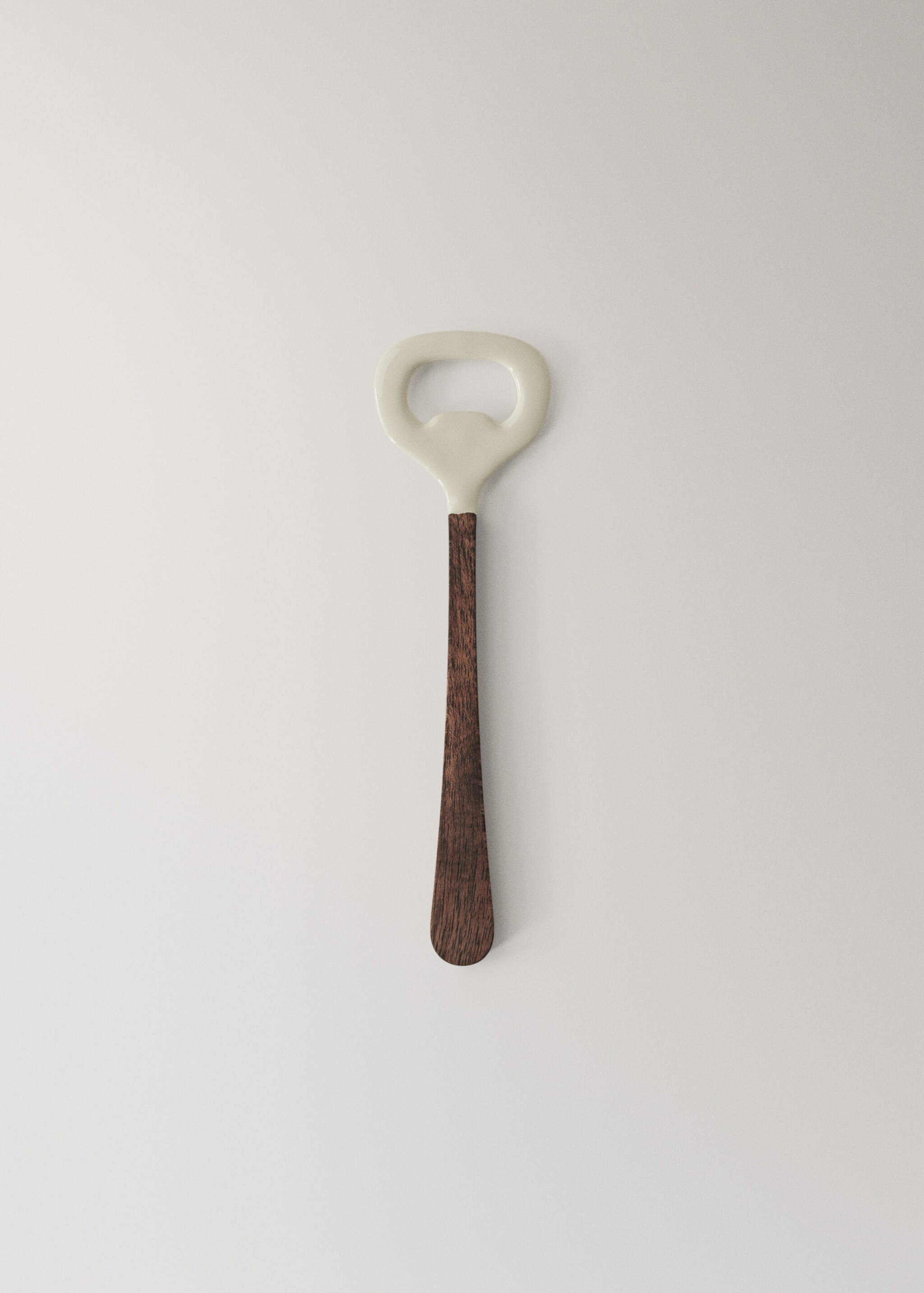 Wood opener handle - Article without model, Ecru. Ref: 27092919-00.