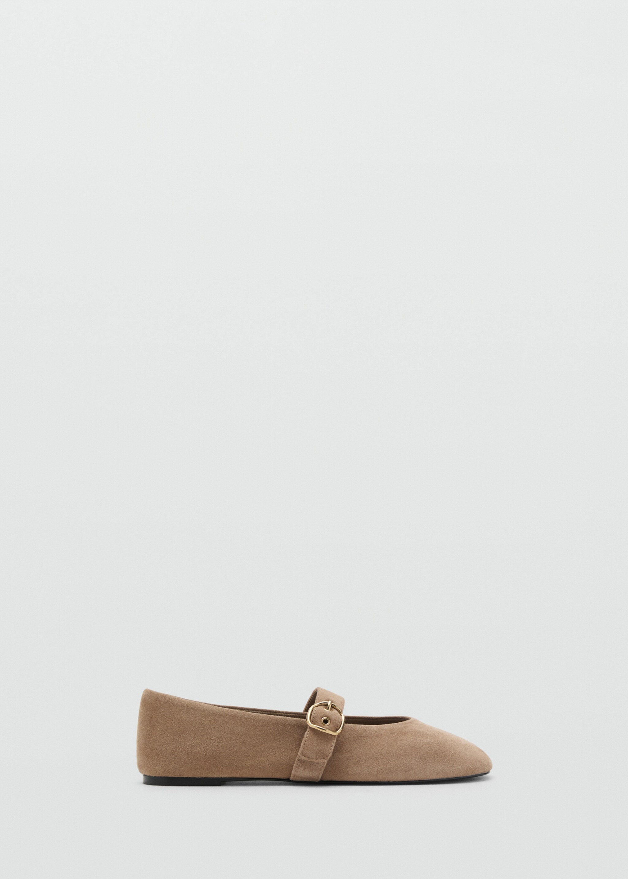 Suede leather ballet flats - Article without model, Sand. Ref: 27092931-00.