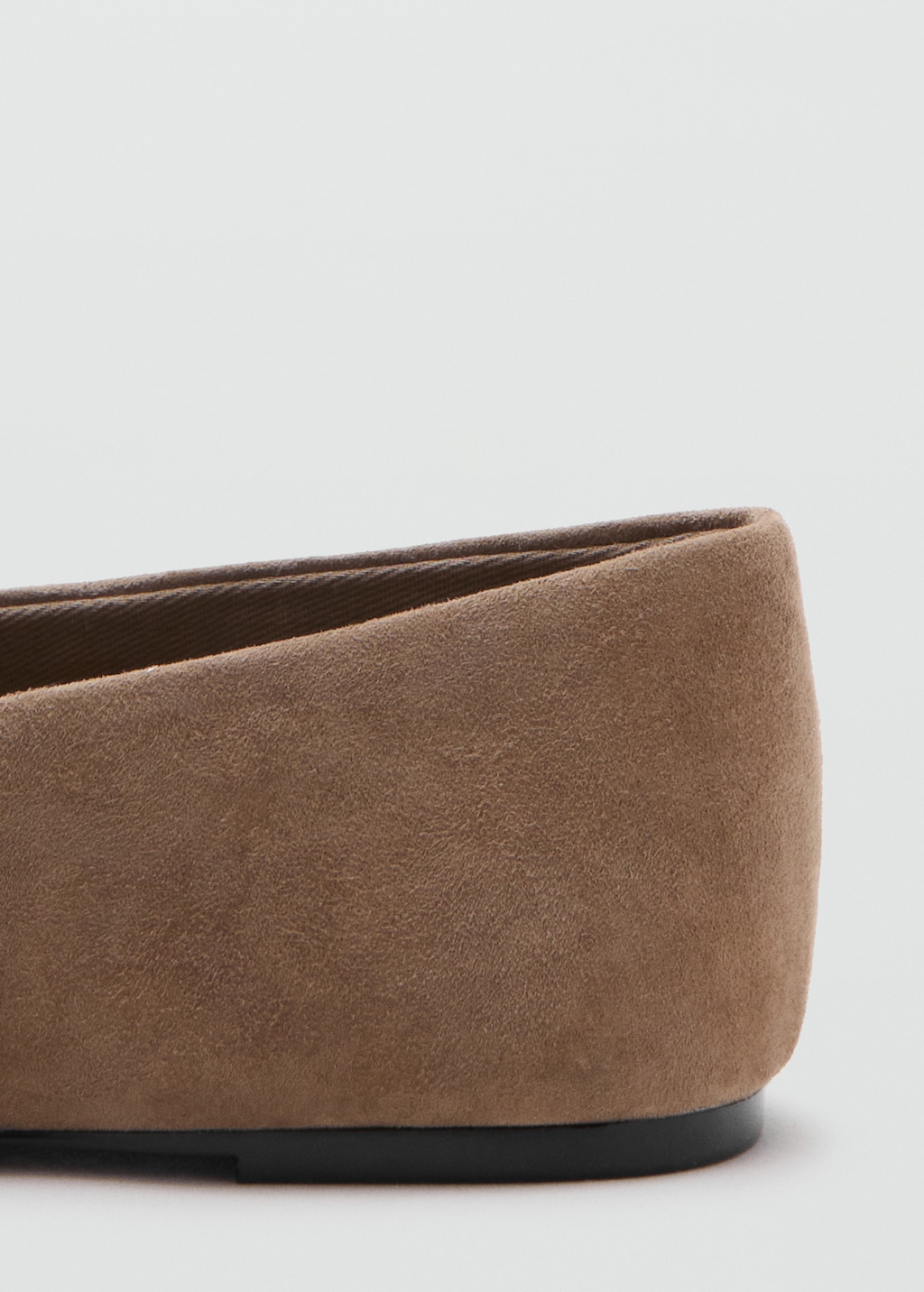 Suede leather ballet flats - image 4