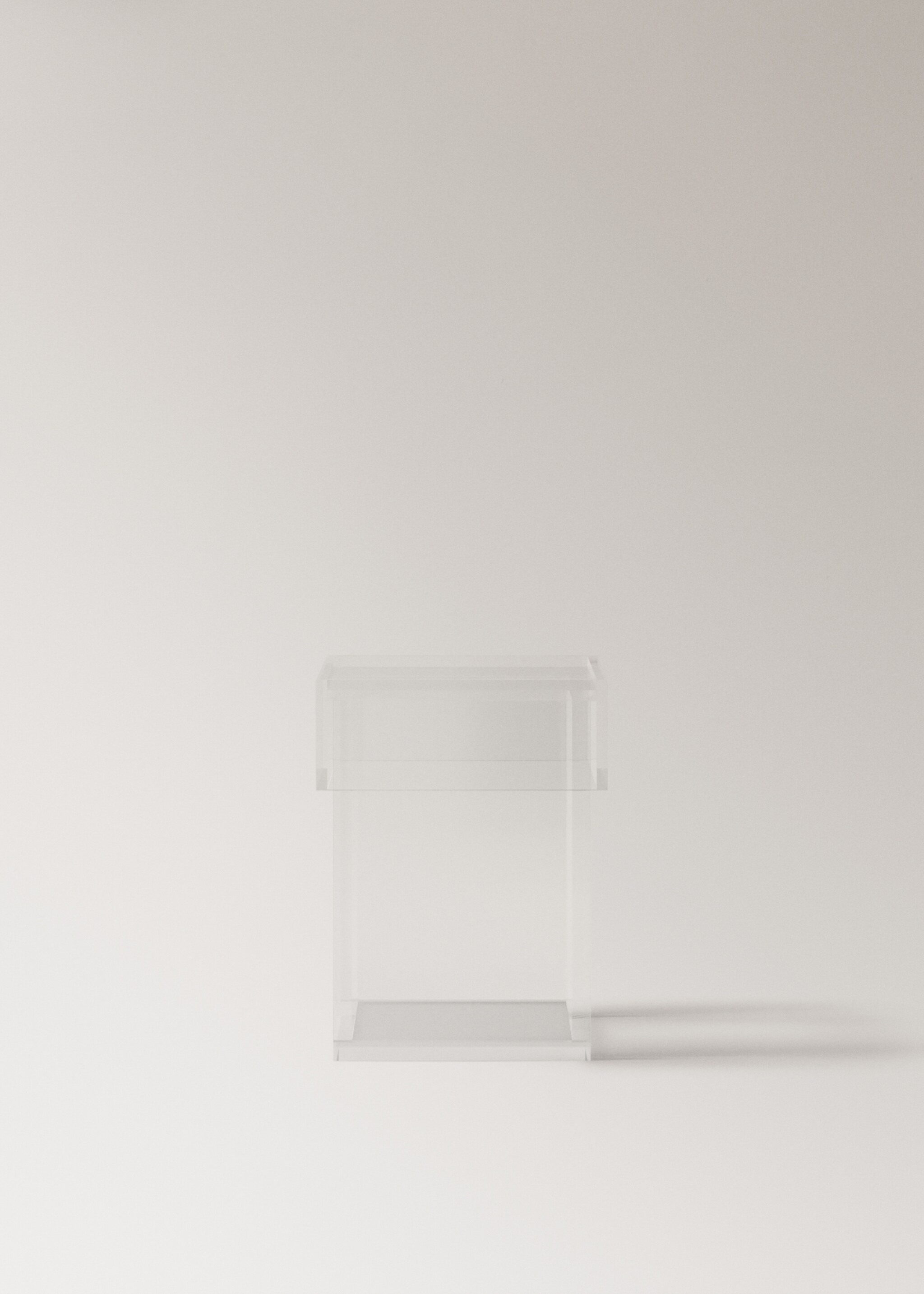 Κουτί μπάνιου ακρυλικό μικρό - Προϊόν χωρίς μοντέλο, Γκρι Πάγου. Ref: 27093274-00.