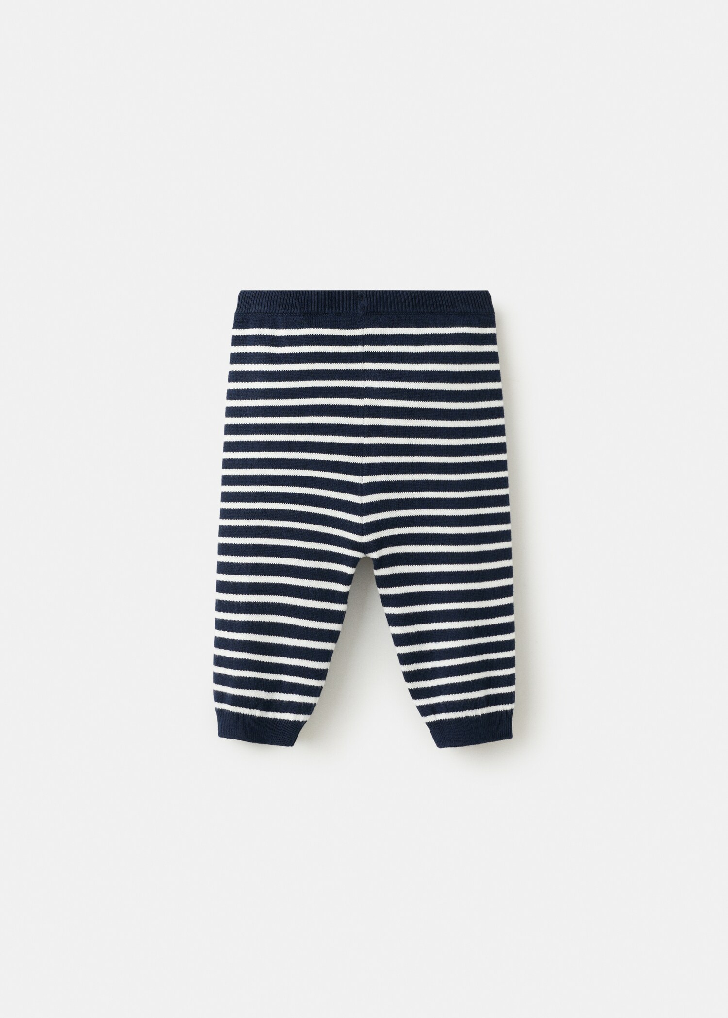 Striped knit trousers - Reverse of the article