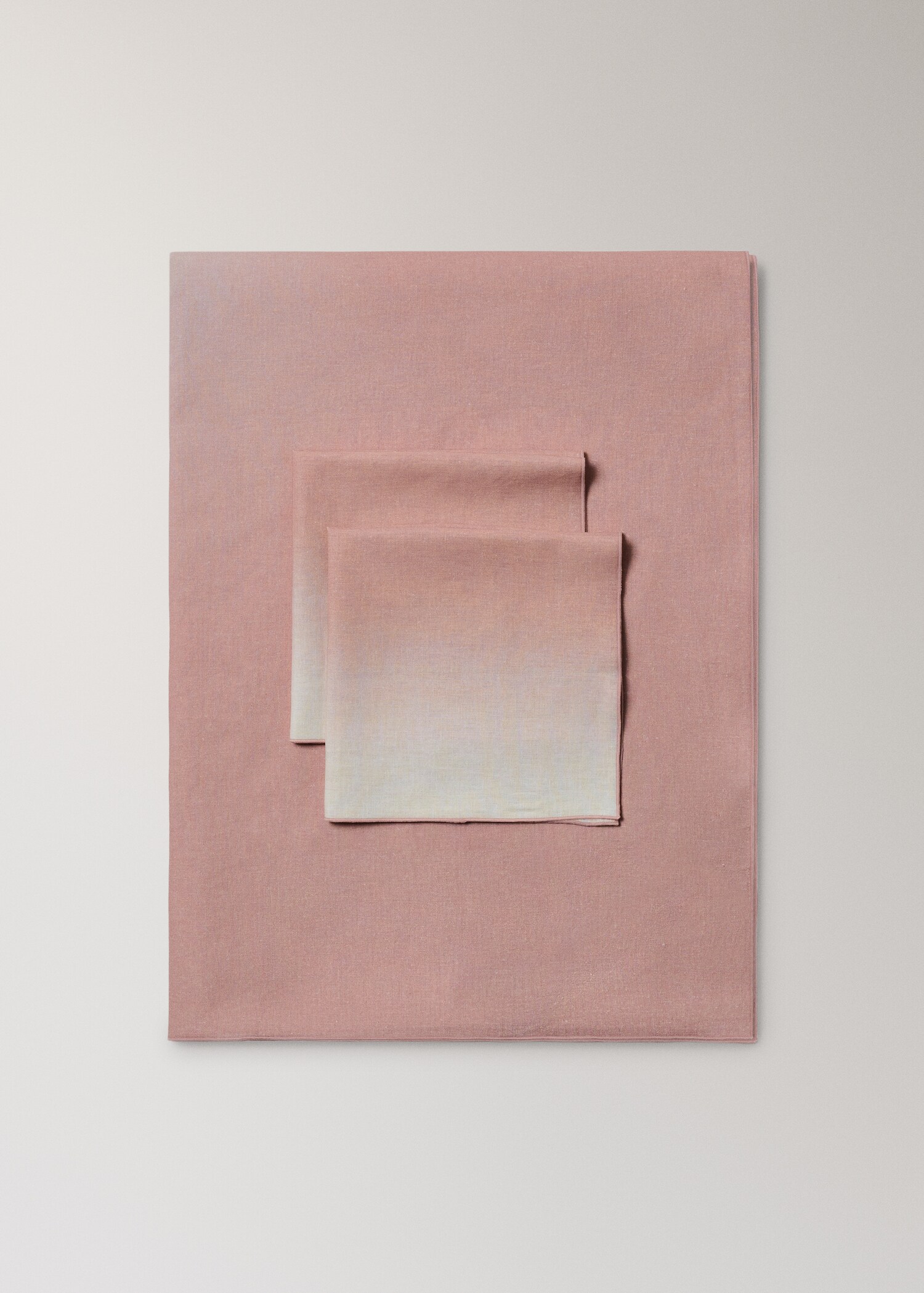 Ombre effect cotton-linen napkins - Details of the article 3