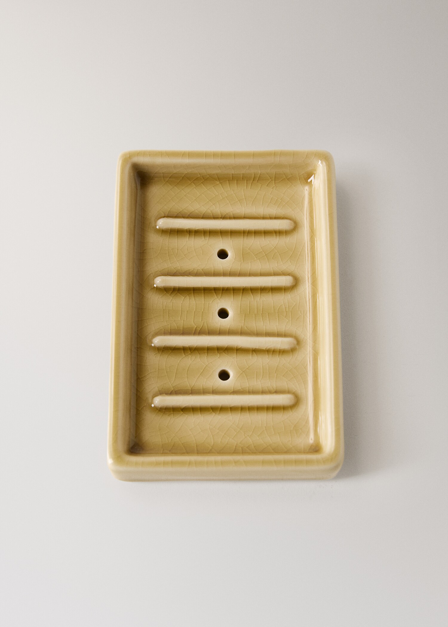 Crackled ceramic soap dish - Details of the article 2