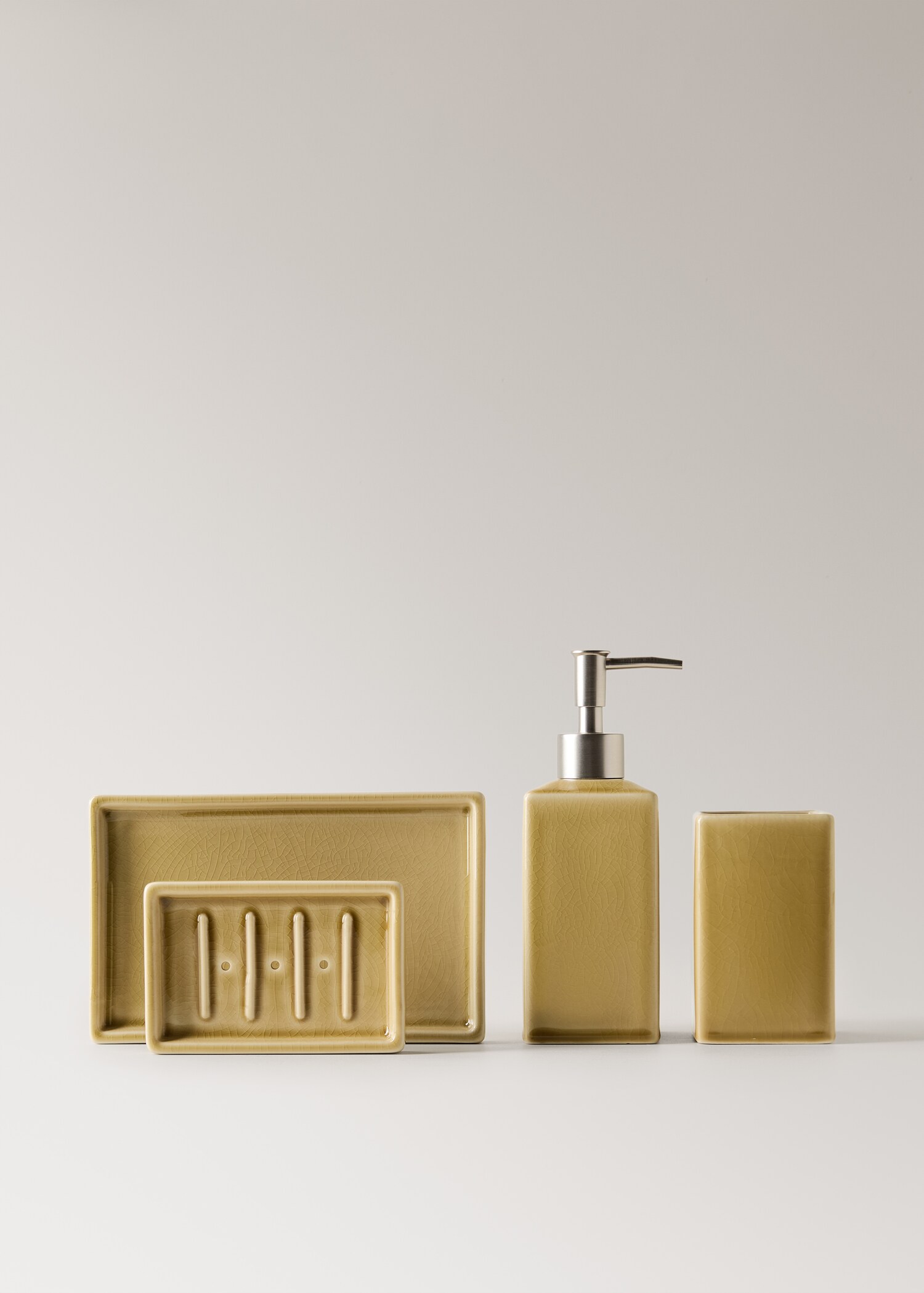 Crackled ceramic soap dish - Details of the article 3