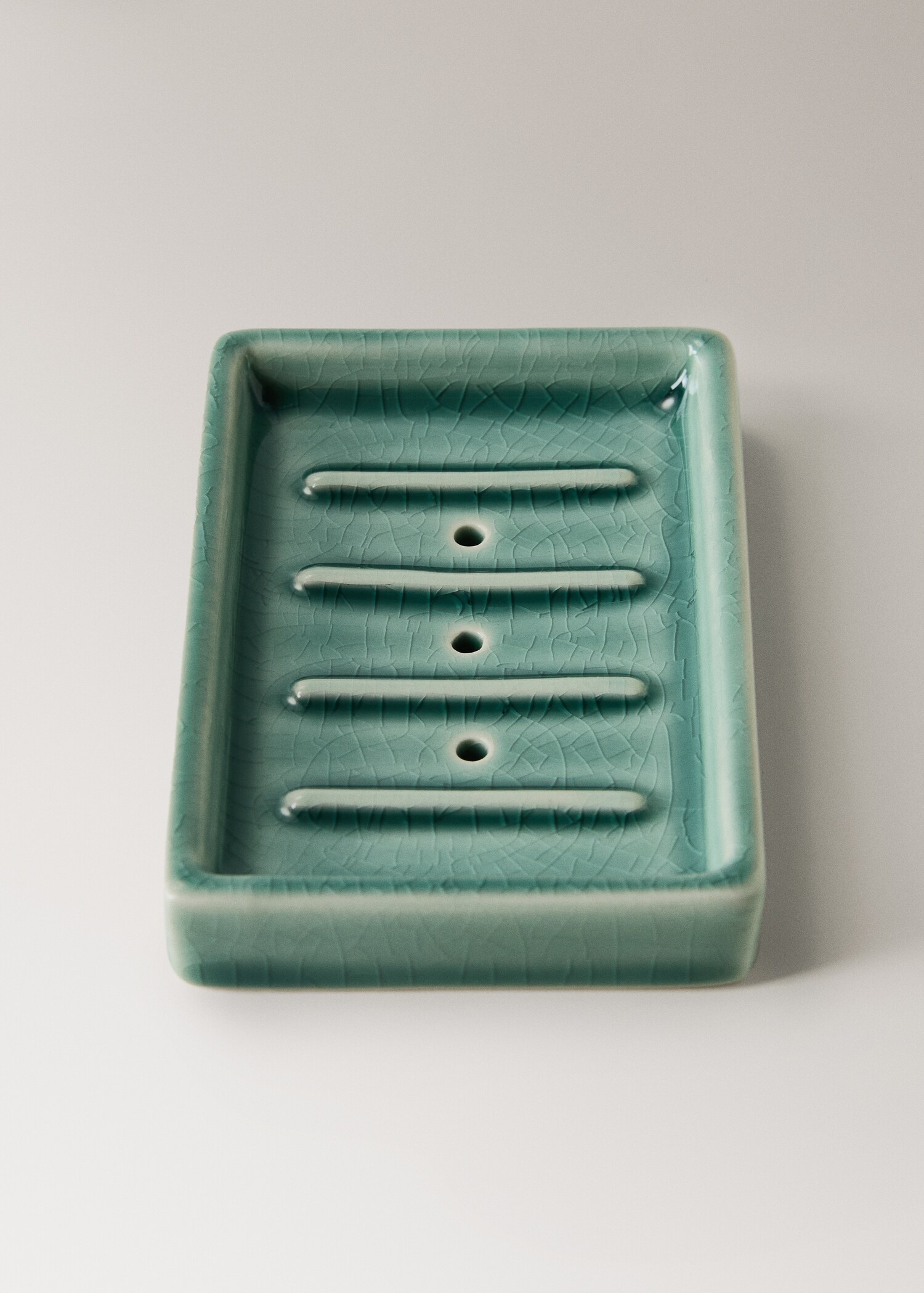 Crackled ceramic soap dish - Details of the article 2