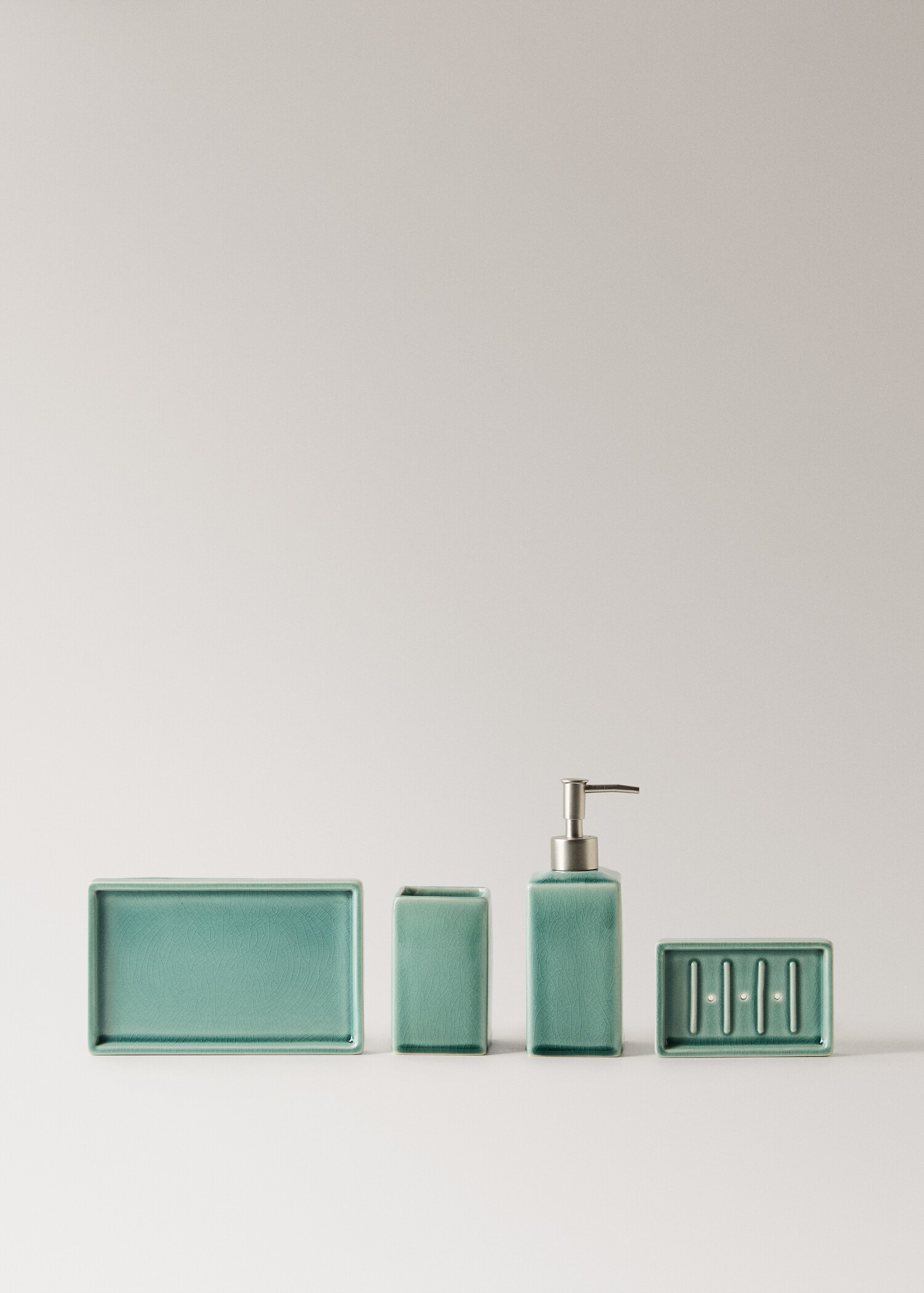 Crackled ceramic soap dish - Details of the article 3