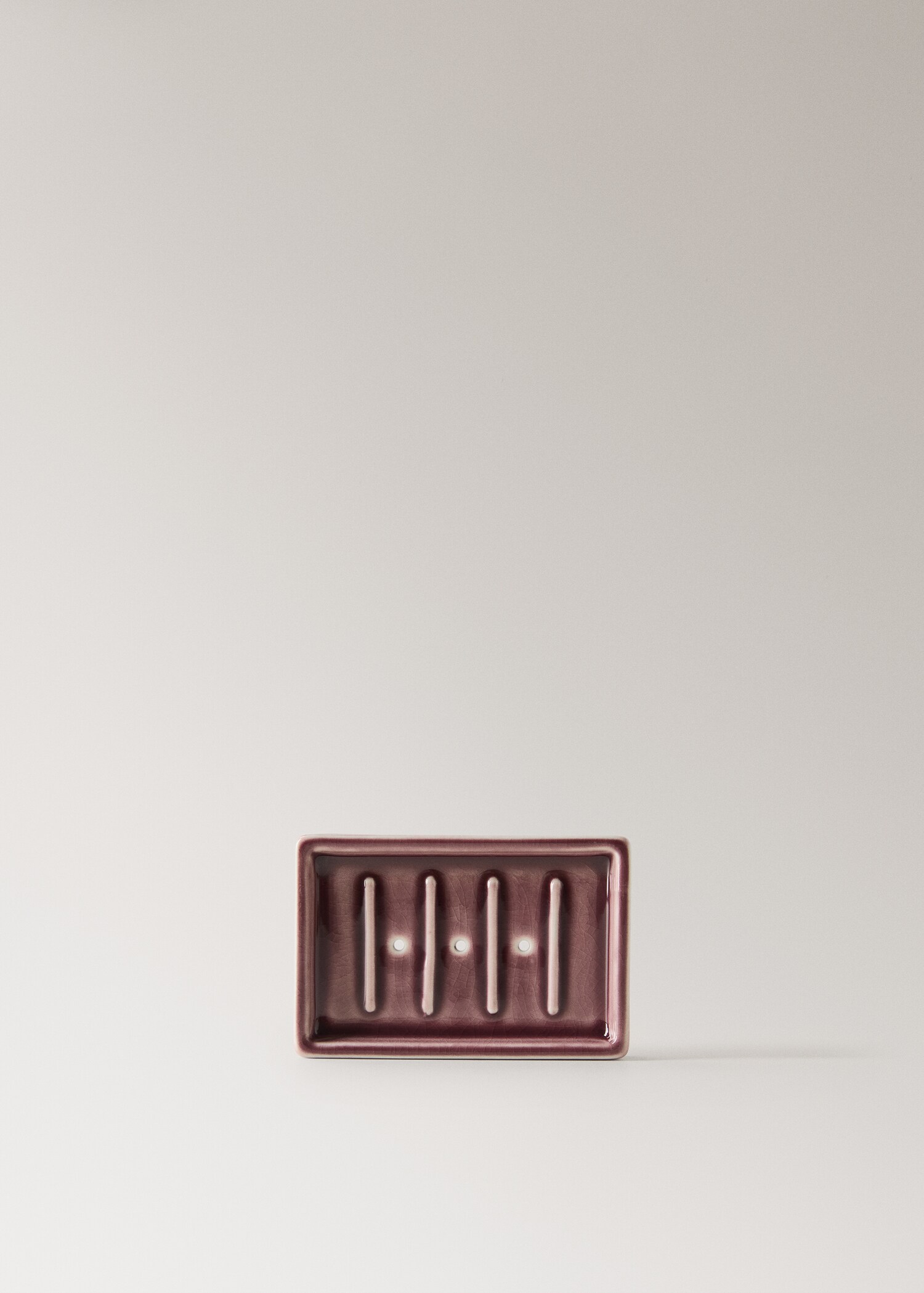 Crackled ceramic soap dish - Article without model