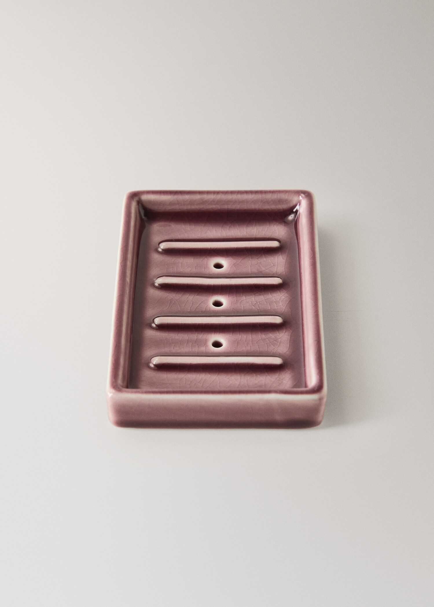 Crackled ceramic soap dish - Details of the article 2