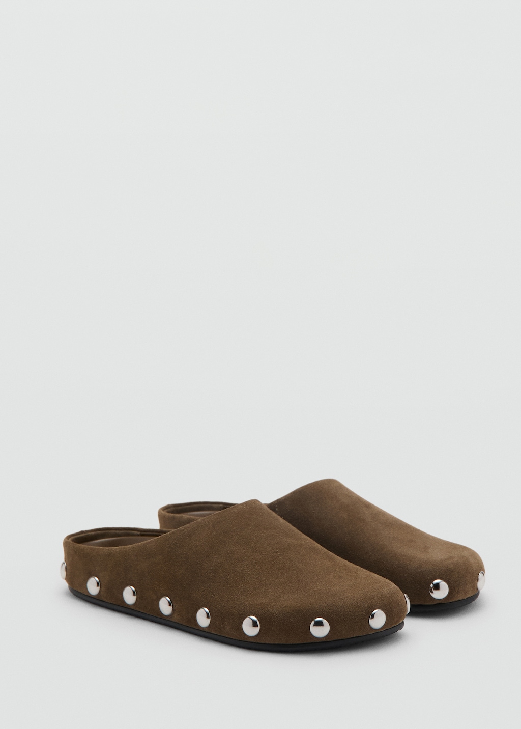Mango Studded leather shoes