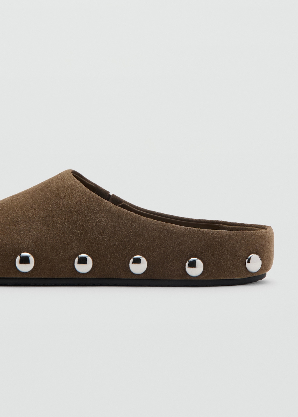 Mango Studded leather shoes