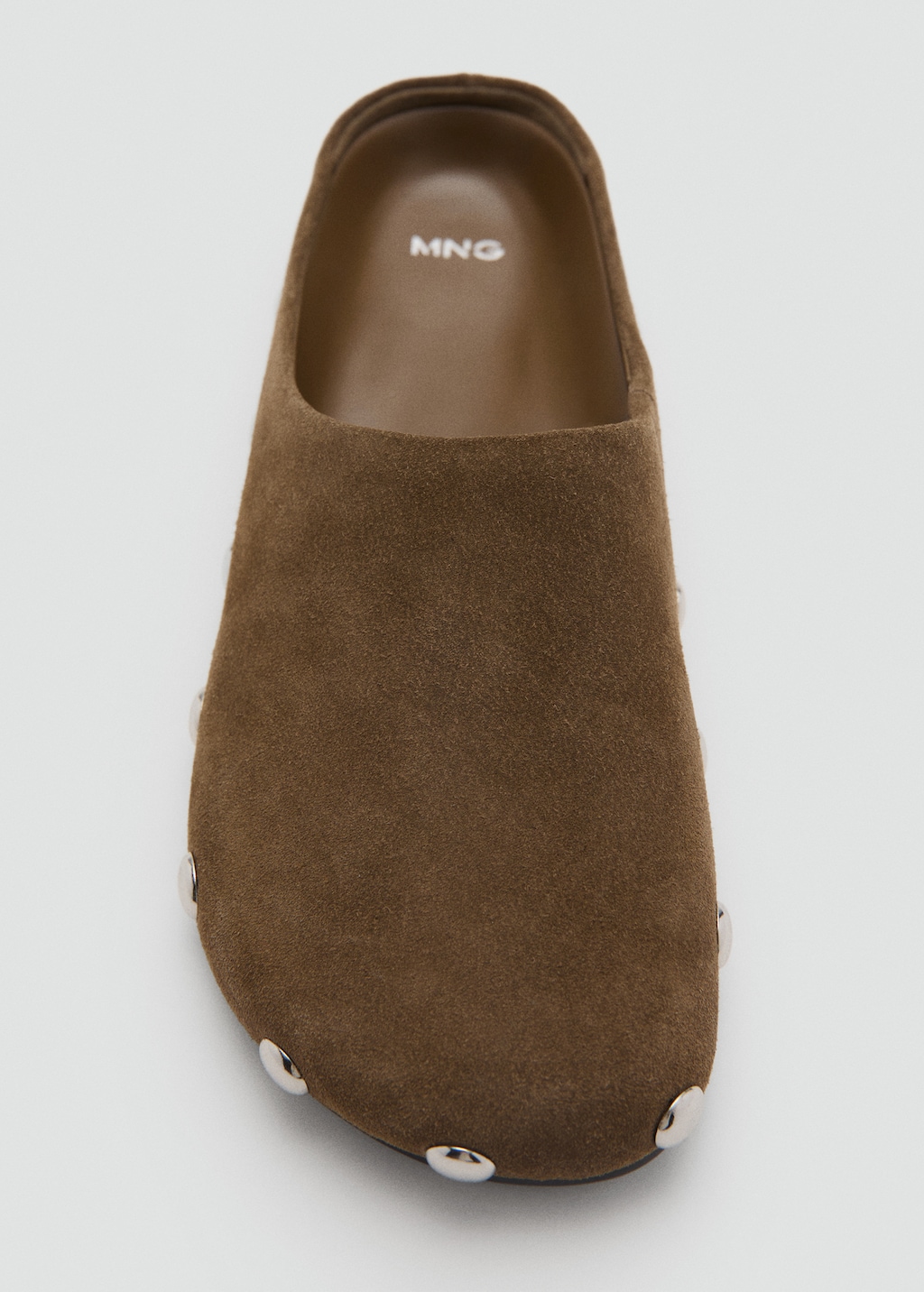 Mango Studded leather shoes