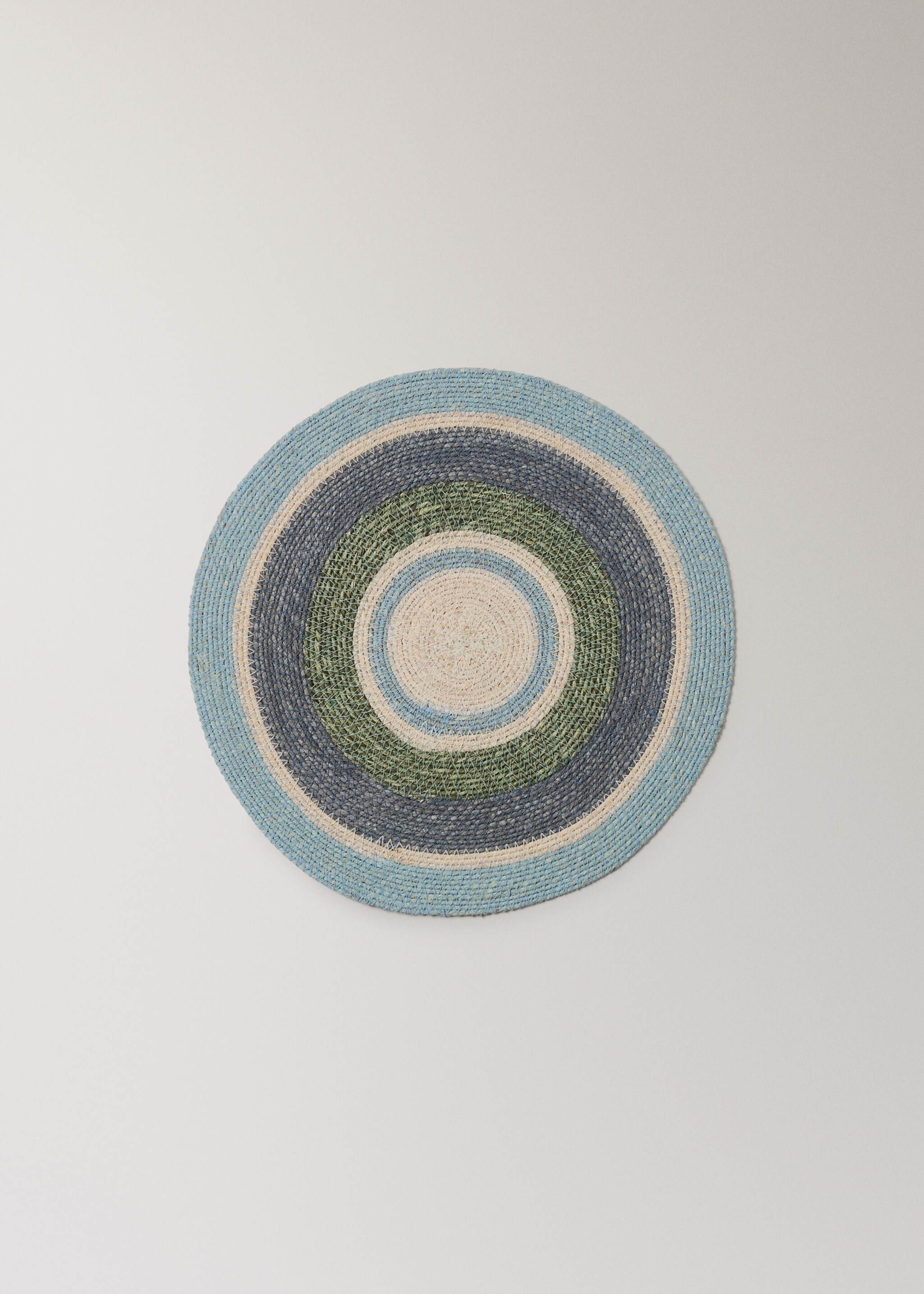 Σουπλά στρογγυλό seagrass - Προϊόν χωρίς μοντέλο, Μπλε. Ref: 27093287-00.